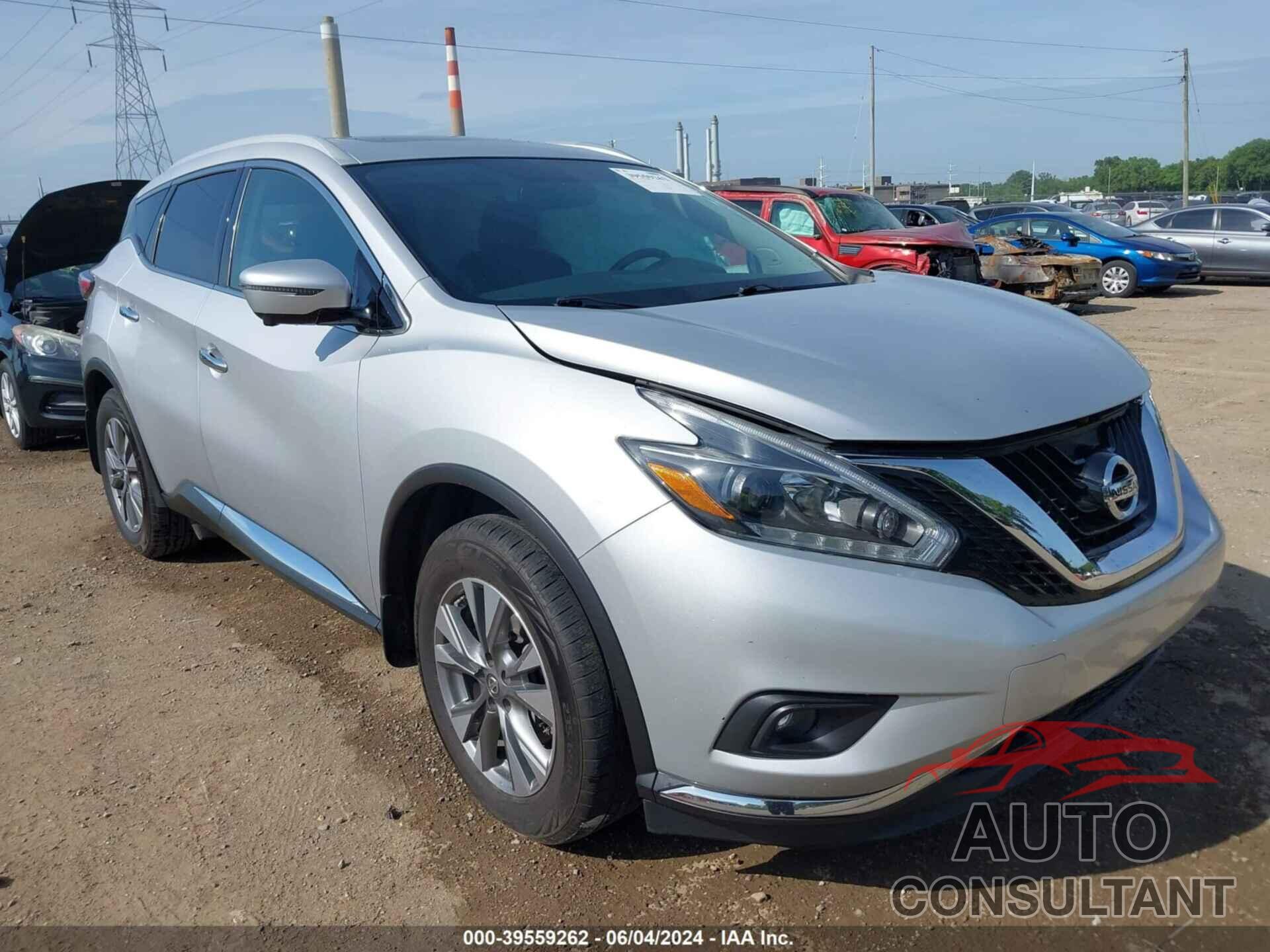 NISSAN MURANO 2018 - 5N1AZ2MH3JN187062