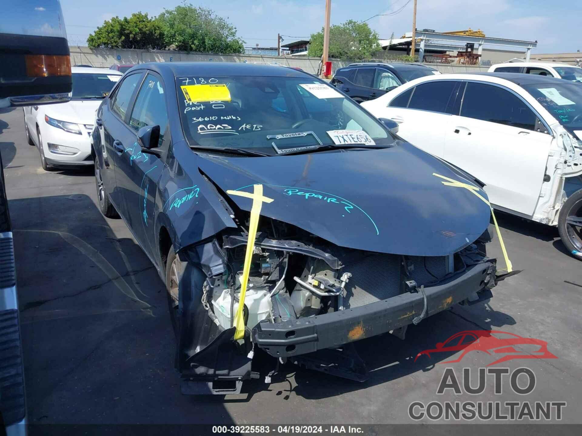 TOYOTA COROLLA 2017 - 5YFBURHE1HP674824