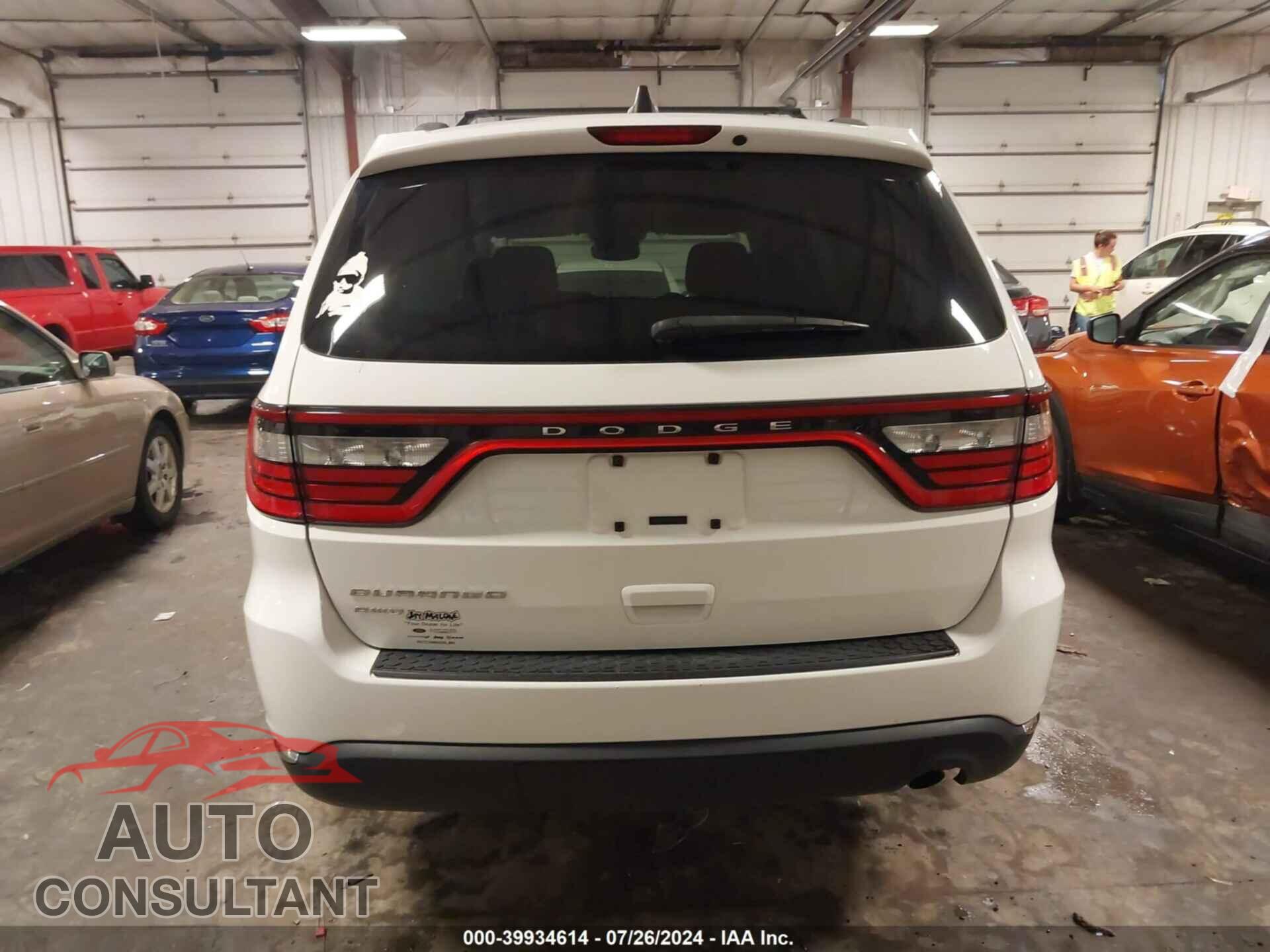 DODGE DURANGO 2017 - 1C4RDJAG5HC833834