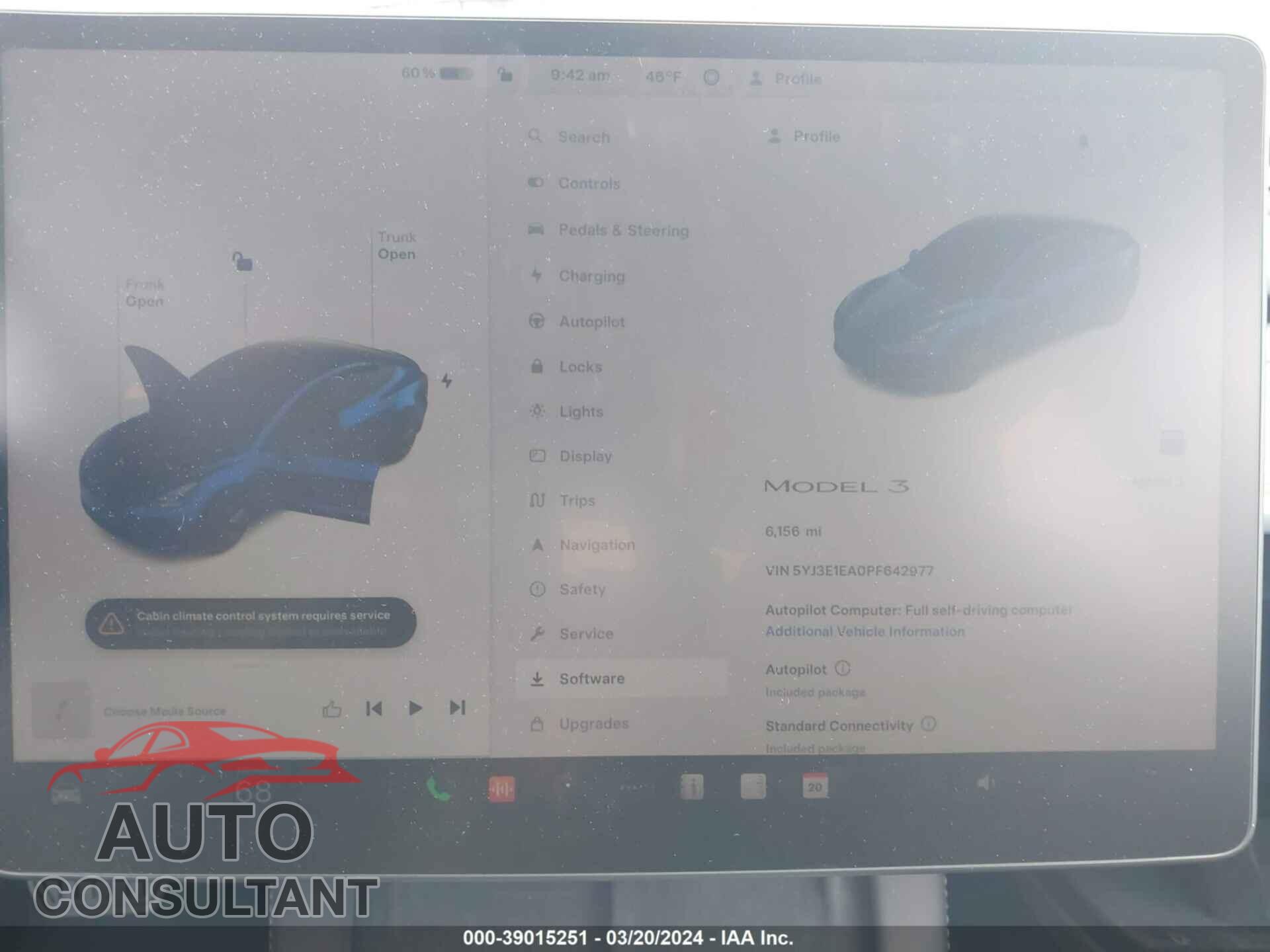 TESLA MODEL 3 2023 - 5YJ3E1EA0PF642977