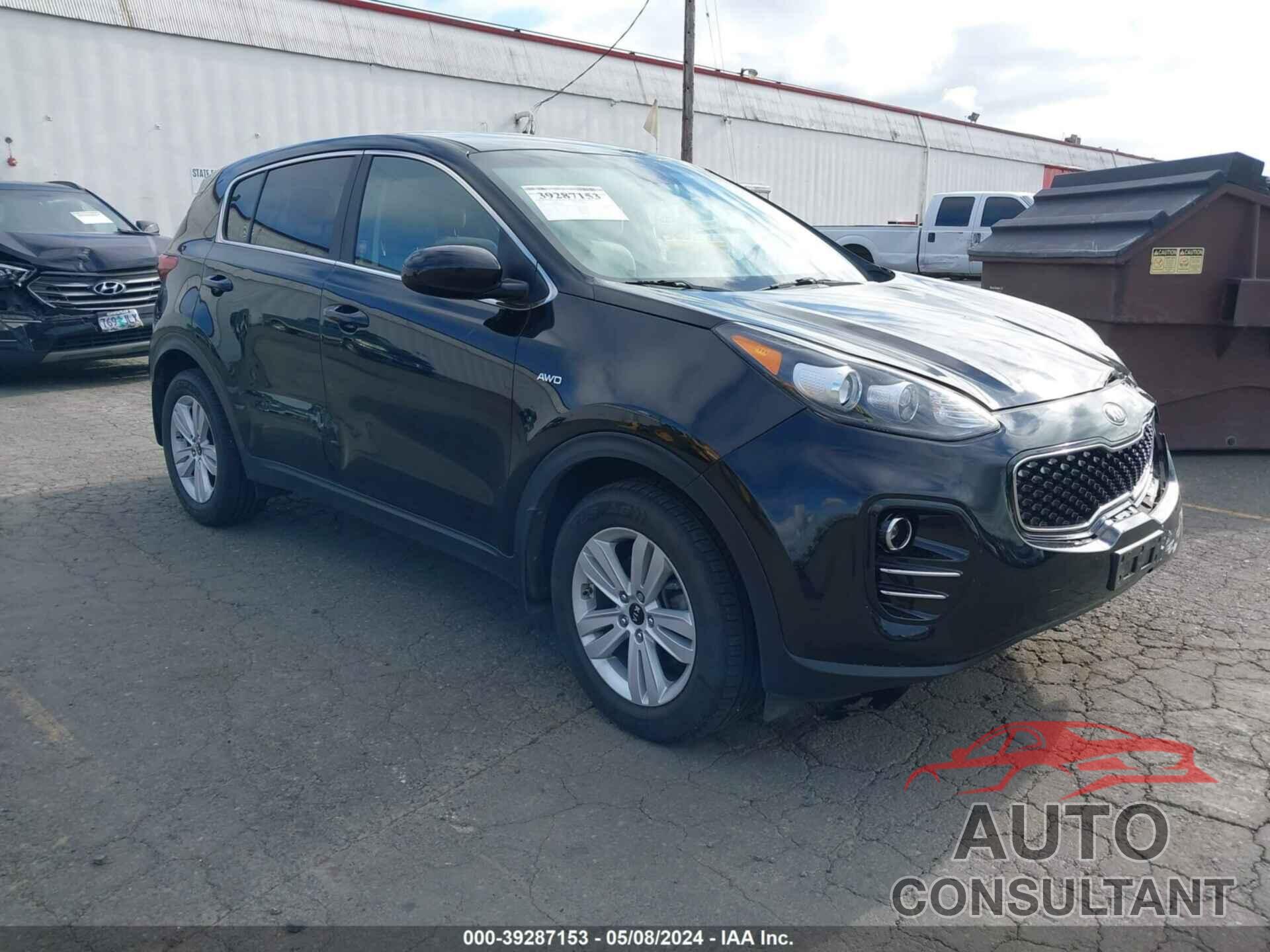 KIA SPORTAGE 2018 - KNDPMCAC6J7349489