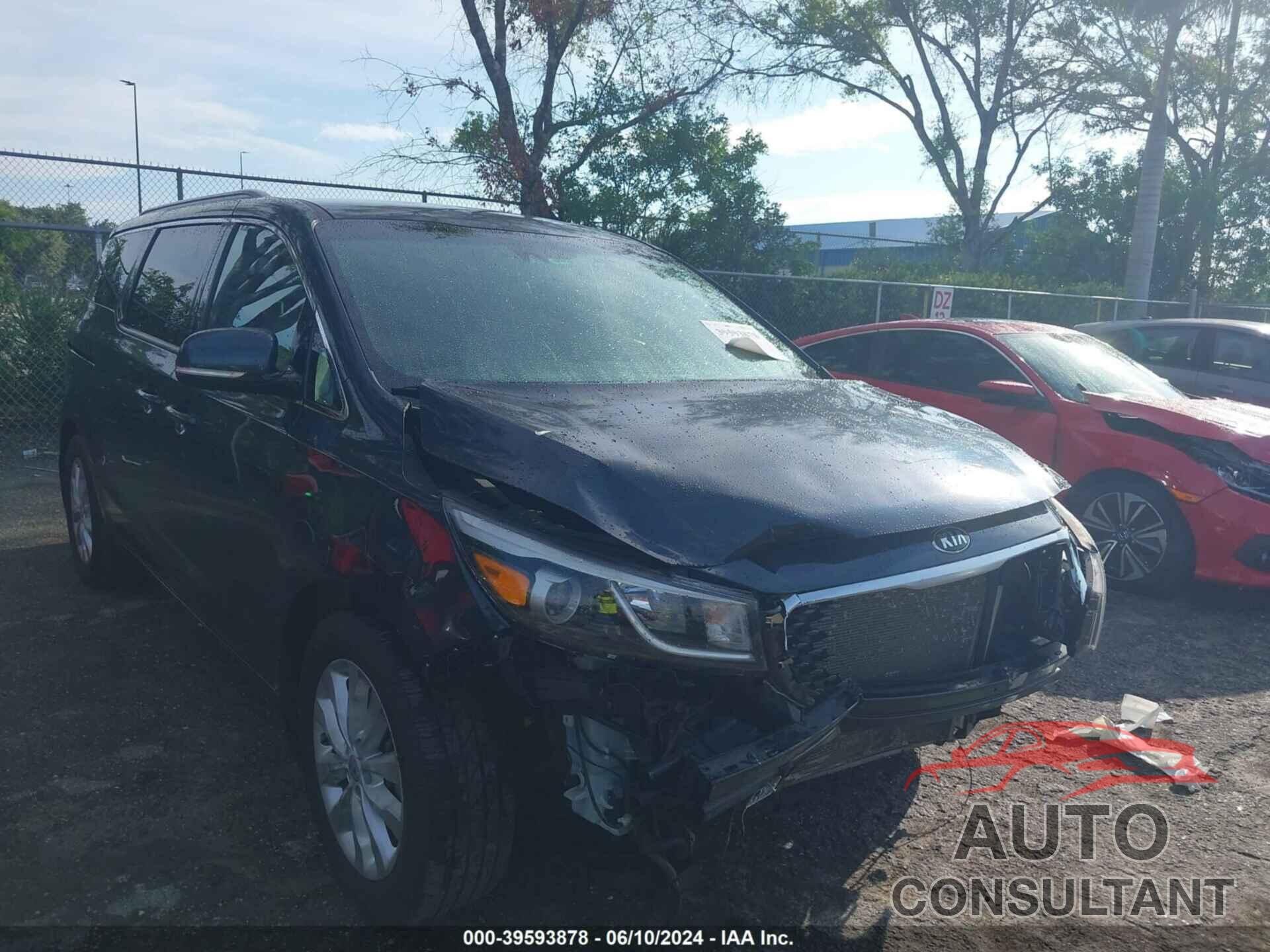 KIA SEDONA 2017 - KNDMC5C19H6261601