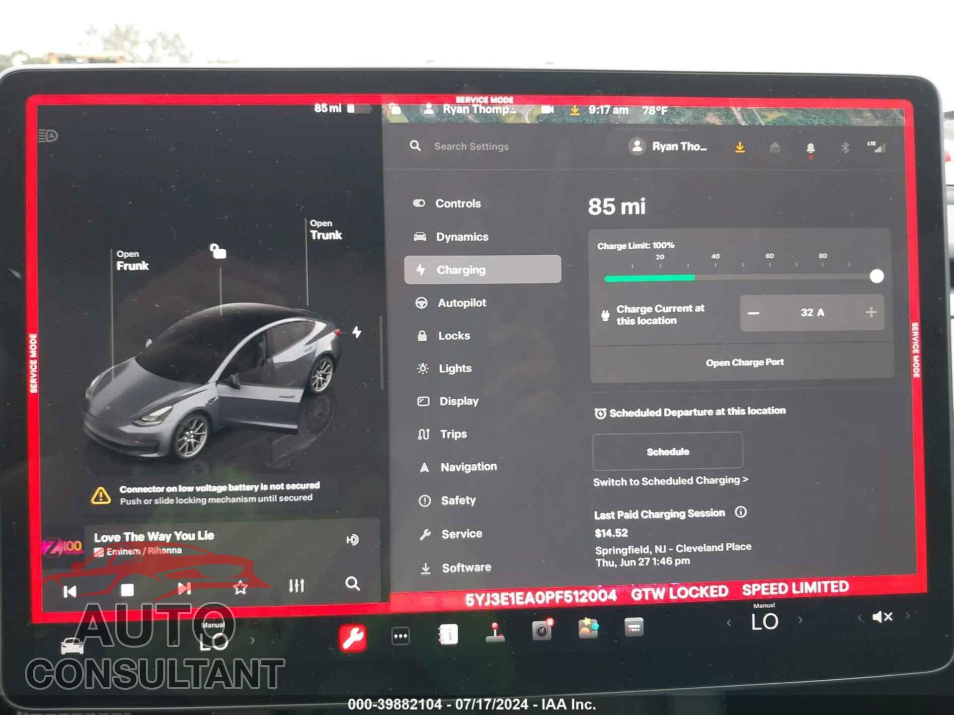 TESLA MODEL 3 2023 - 5YJ3E1EA0PF512004
