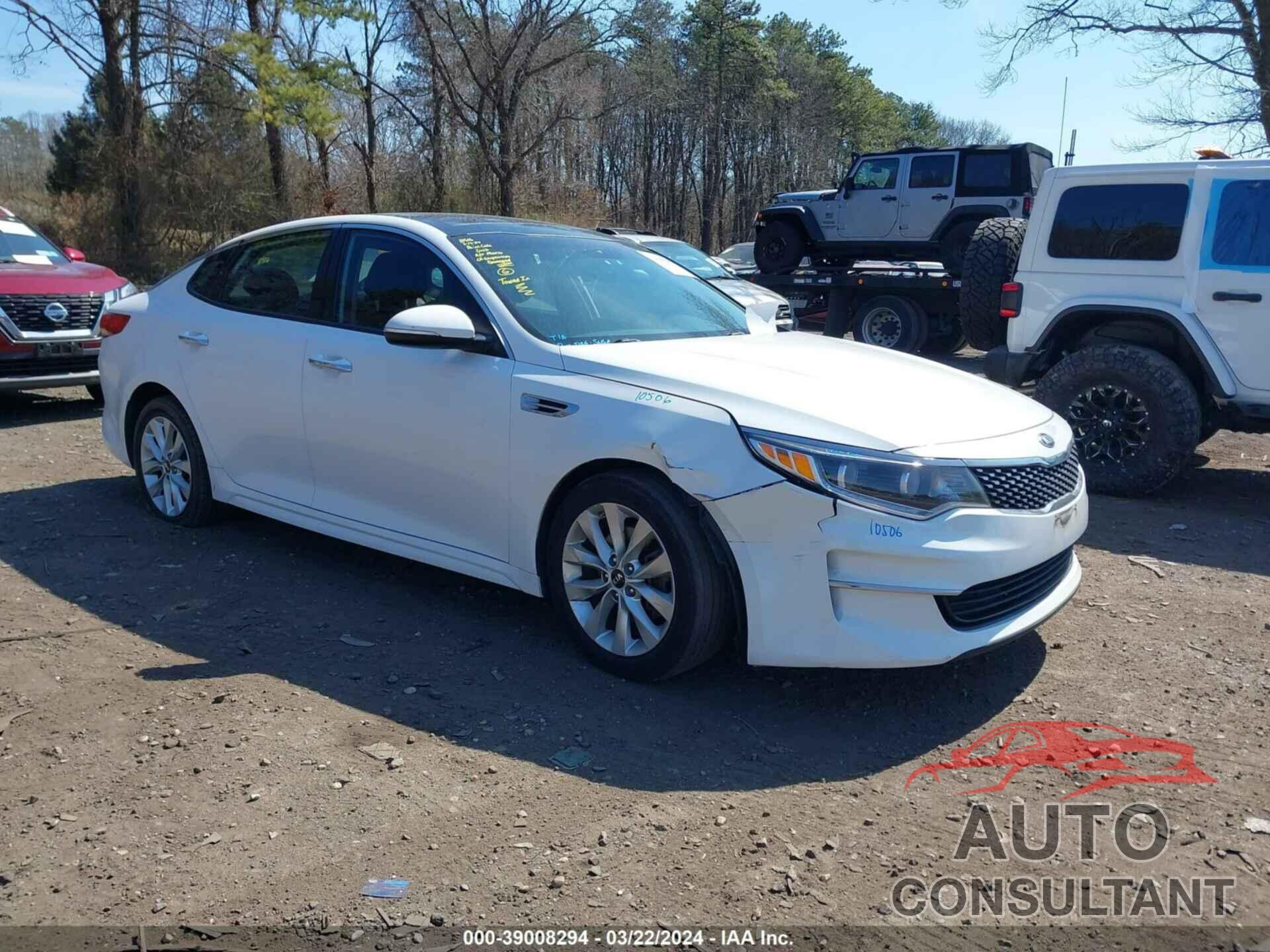 KIA OPTIMA 2016 - 5XXGU4L36GG093762