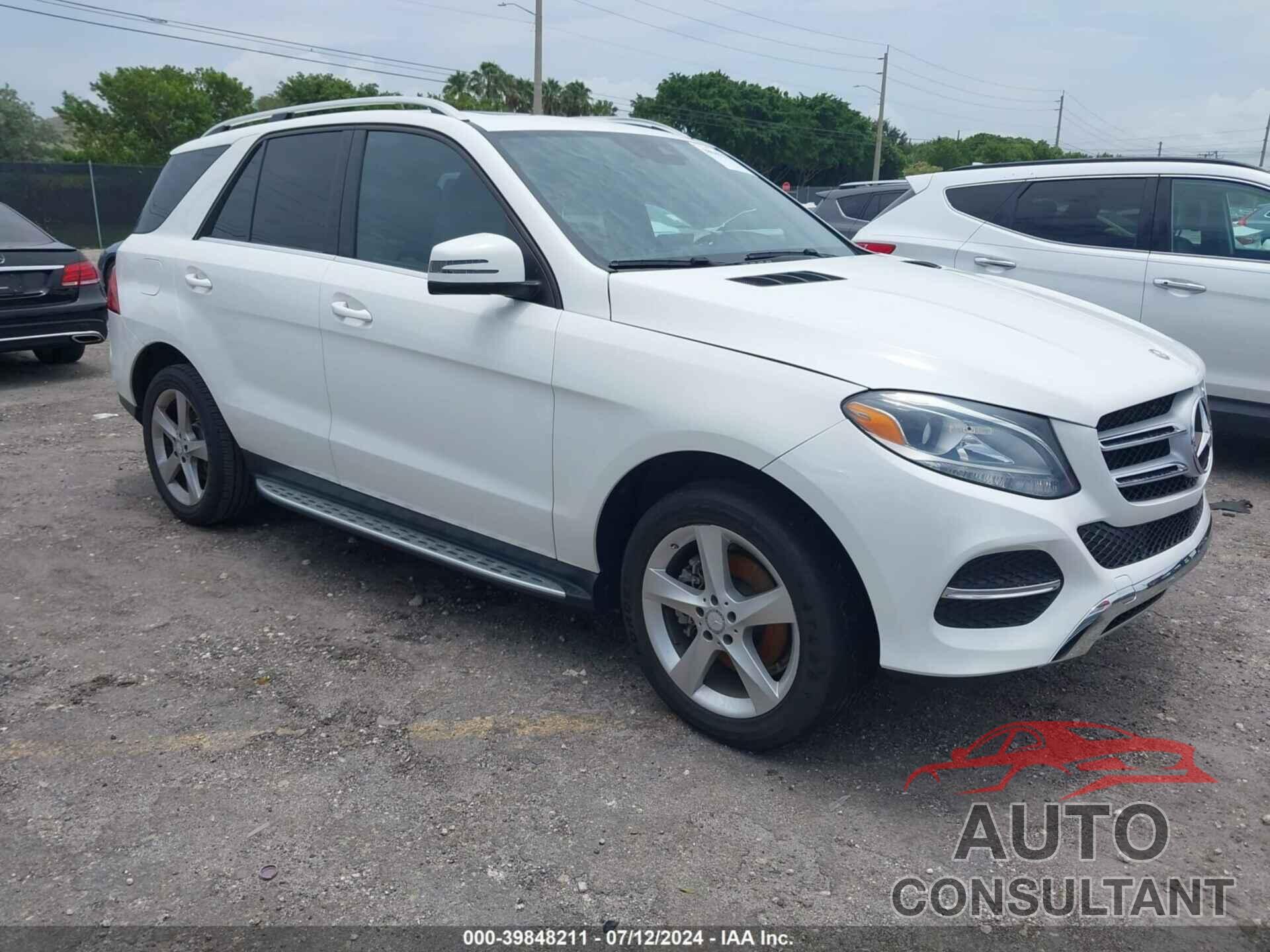 MERCEDES-BENZ GLE 350 2016 - 4JGDA5JB6GA757089