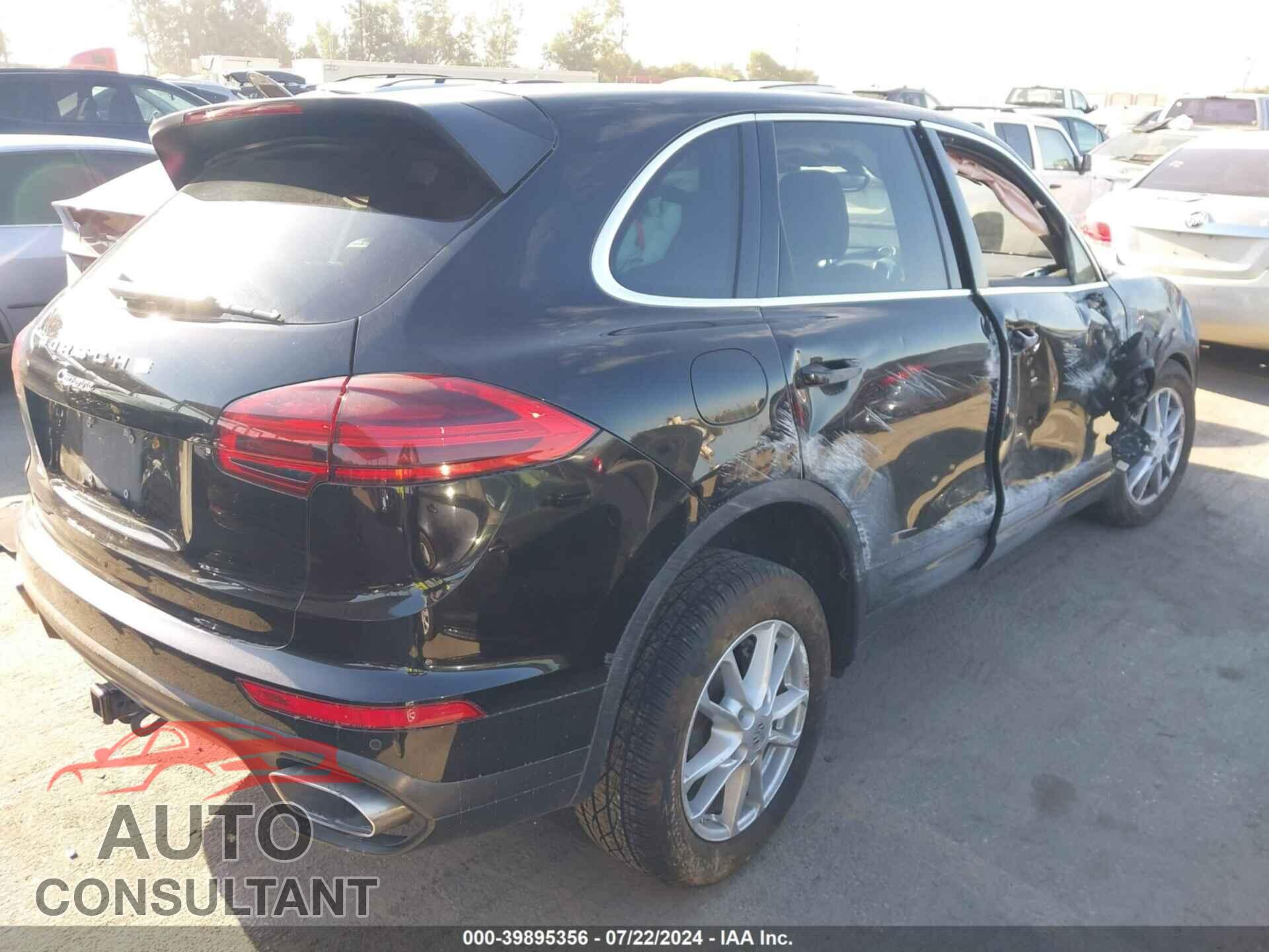 PORSCHE CAYENNE 2015 - WP1AF2A29FLA30876