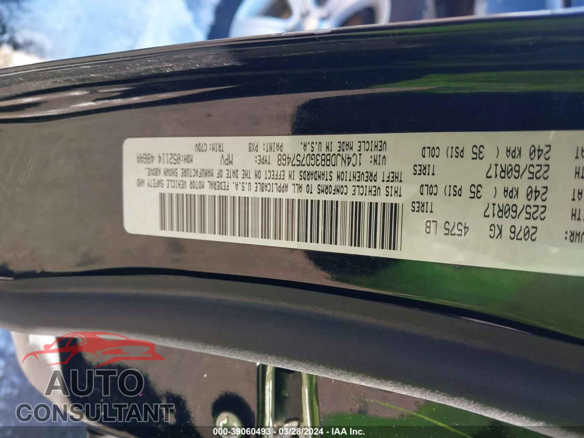 JEEP COMPASS 2016 - 1C4NJDBB3GD757468