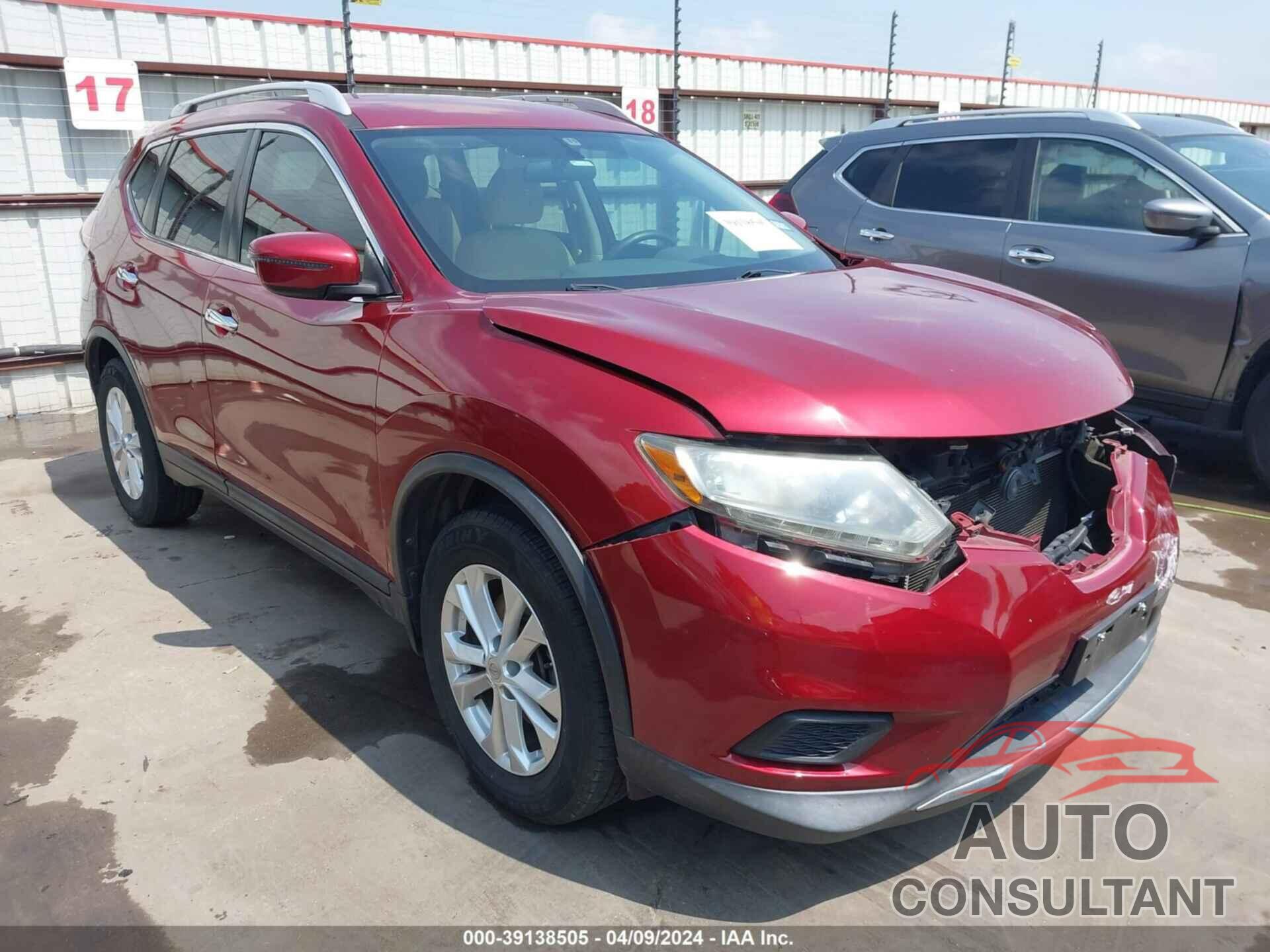 NISSAN ROGUE 2016 - 5N1AT2MN7GC769032