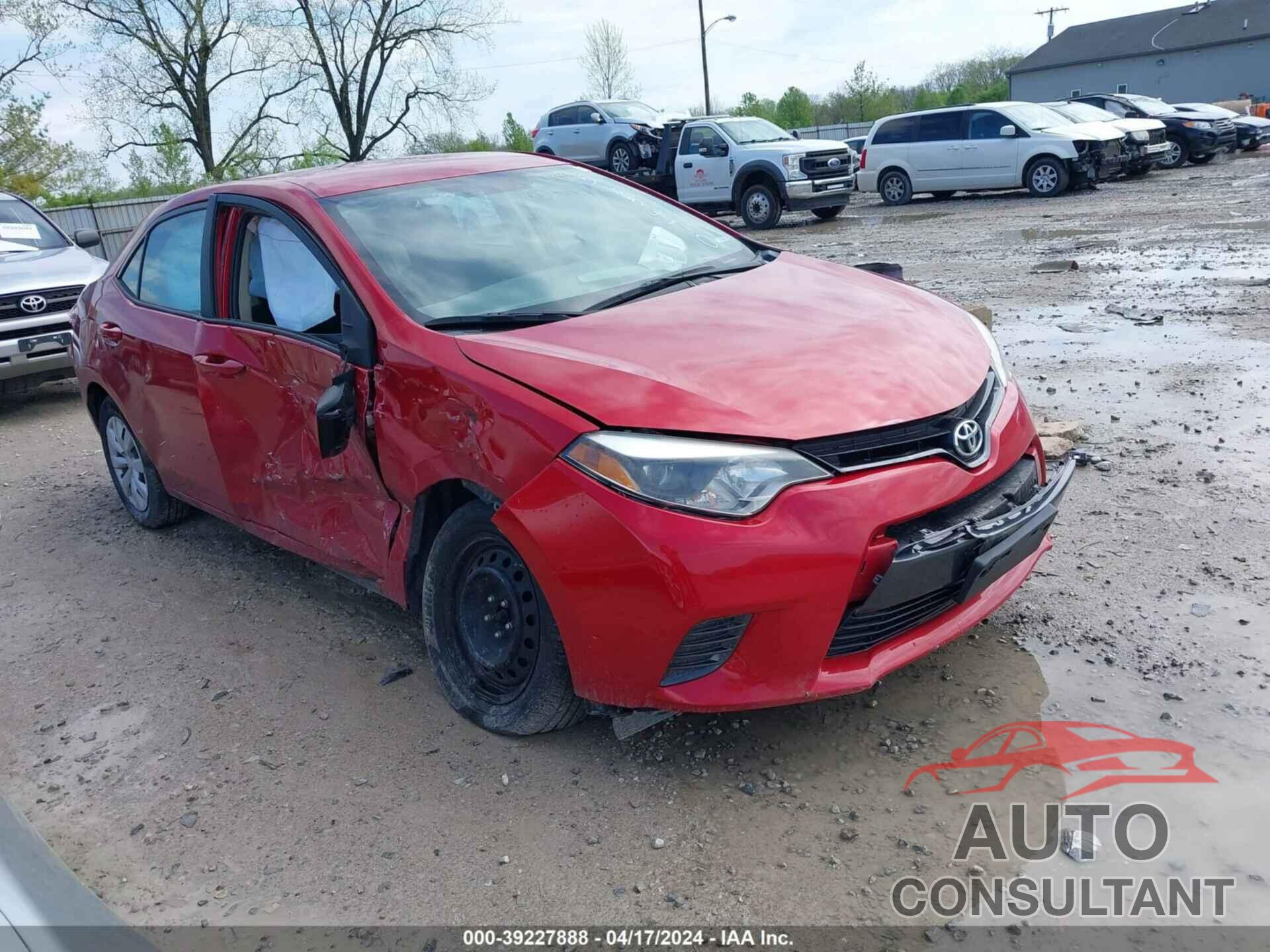 TOYOTA COROLLA 2016 - 5YFBURHE8GP565470