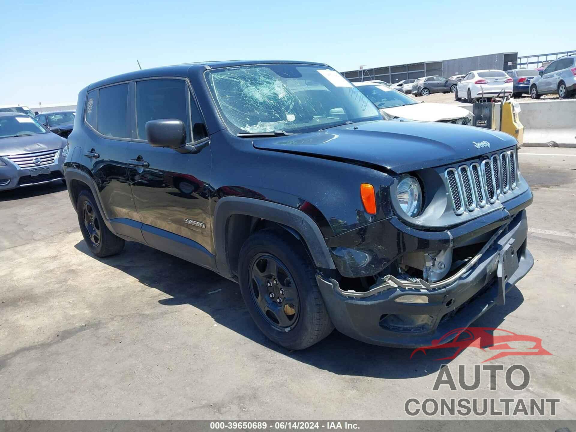 JEEP RENEGADE 2017 - ZACCJAABXHPE53631