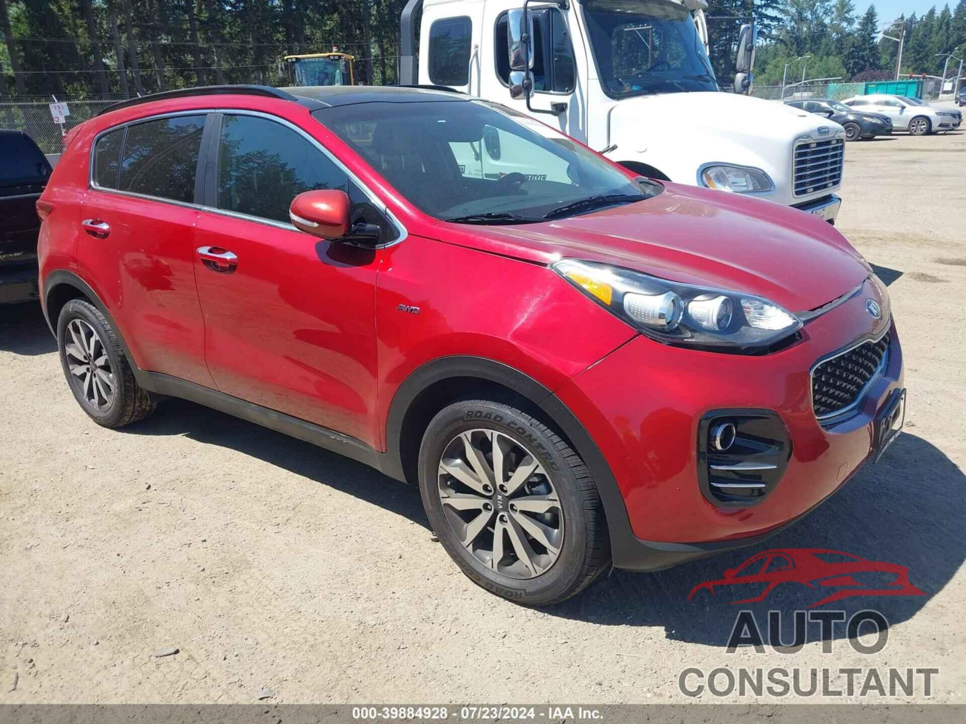 KIA SPORTAGE 2019 - KNDPNCAC6K7608416