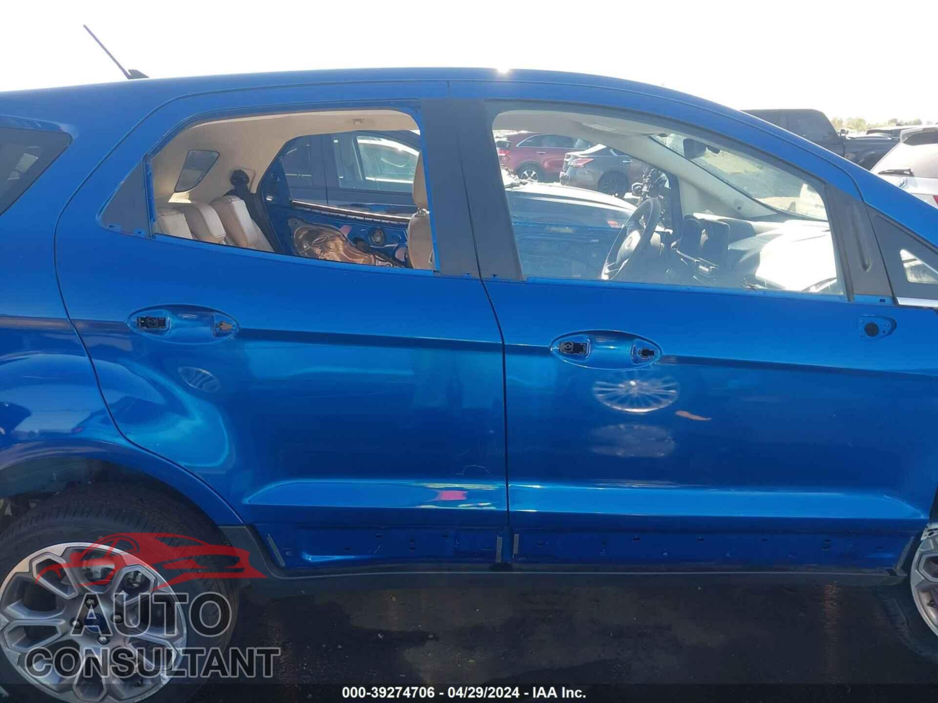 FORD ECOSPORT 2019 - MAJ6S3KL0KC307690