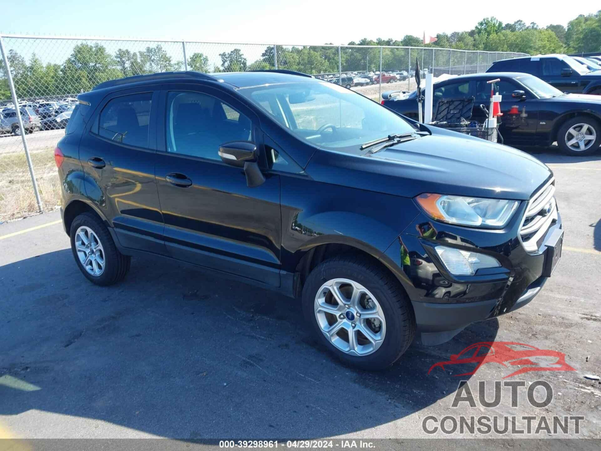 FORD ECOSPORT 2019 - MAJ6S3GL5KC270807