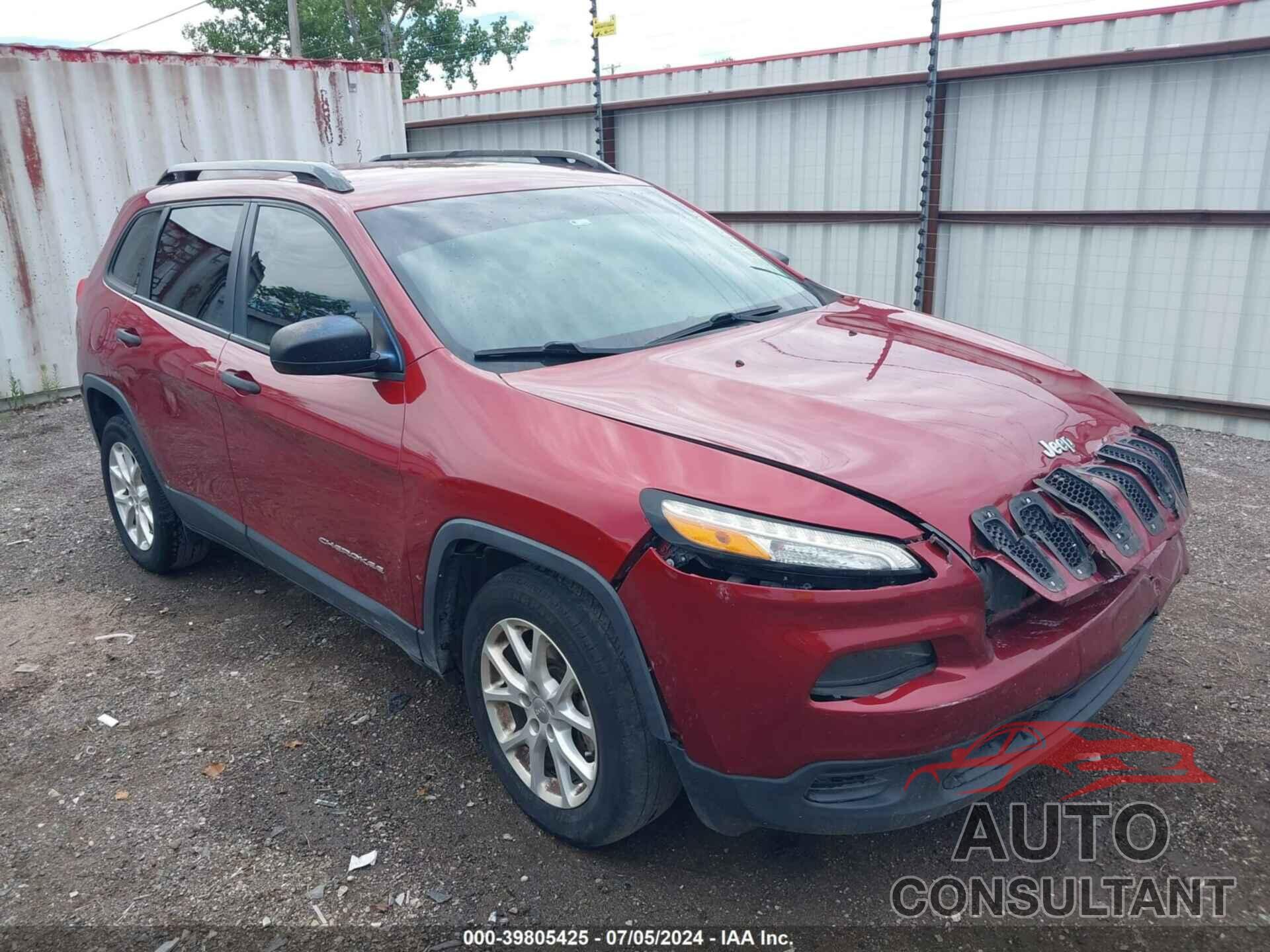 JEEP CHEROKEE 2016 - 1C4PJLAB1GW116456