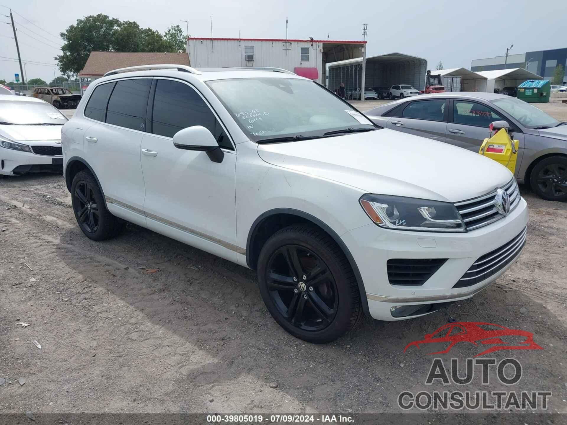 VOLKSWAGEN TOUAREG 2017 - WVGRF7BP0HD006695