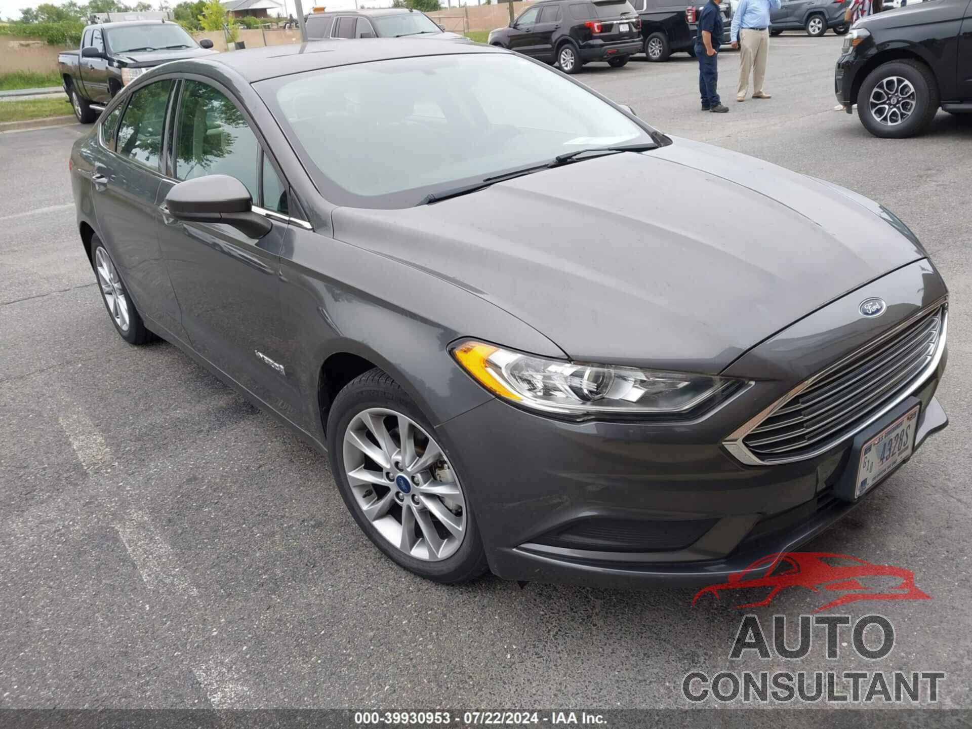 FORD FUSION HYBRID 2017 - 3FA6P0UU1HR120295