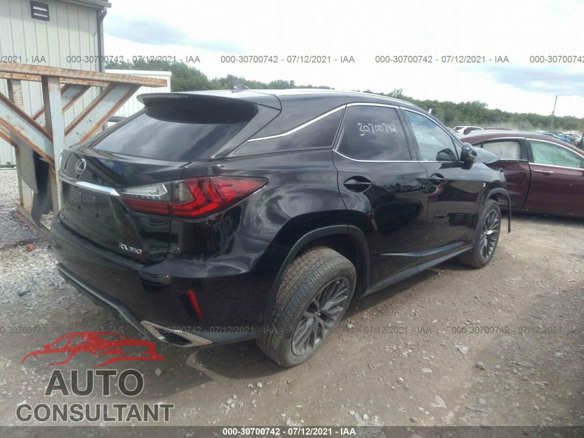 LEXUS RX 2019 - 2T2BZMCA7KC196341
