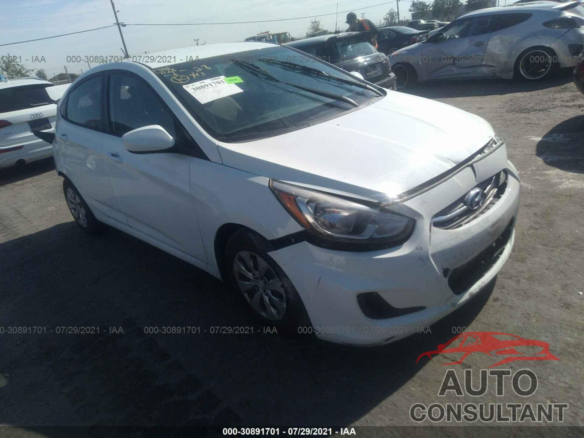 HYUNDAI ACCENT 2016 - KMHCT4AE6GU948830