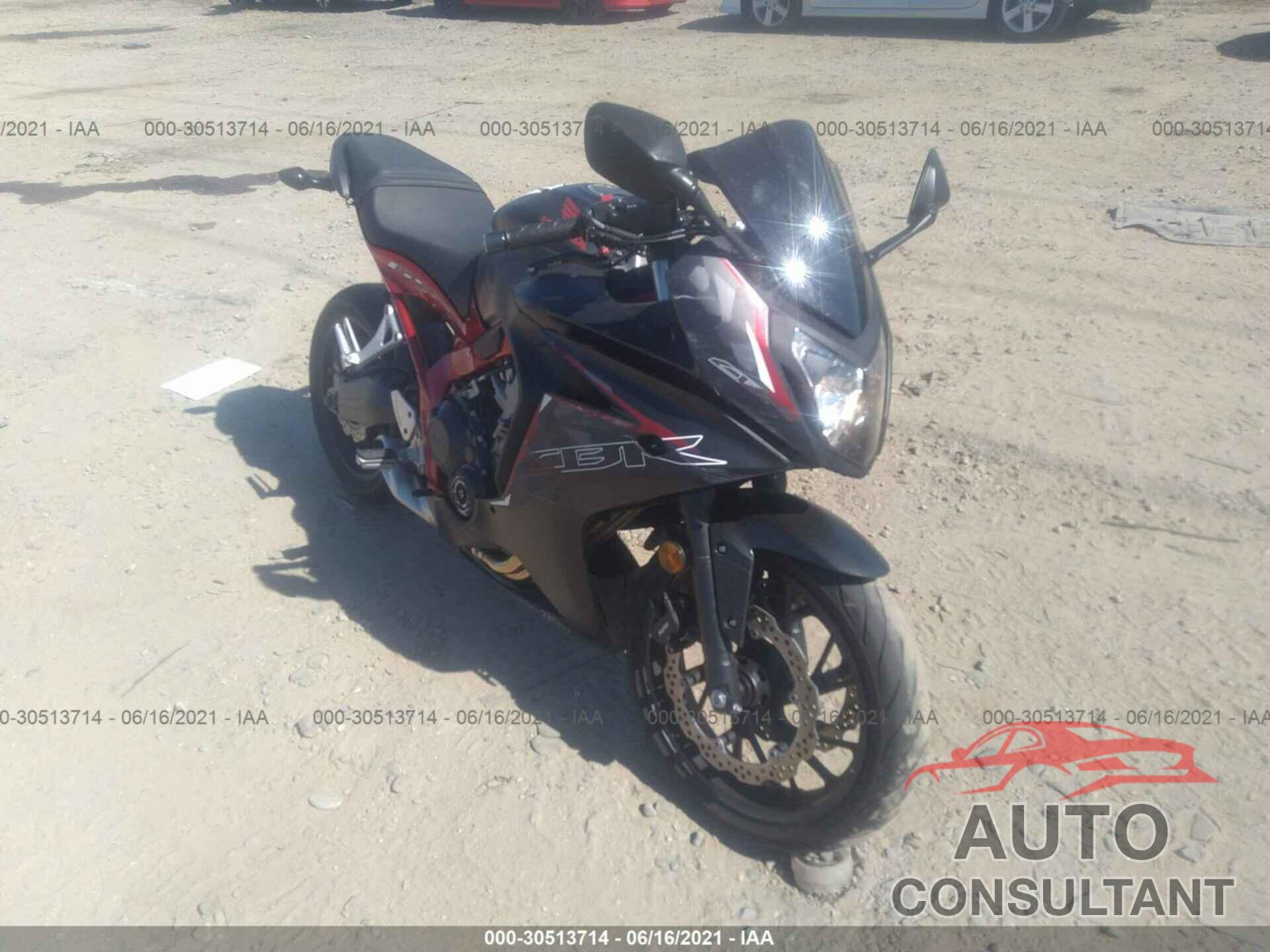 HONDA CBR650 2016 - MLHRC7407G5200692