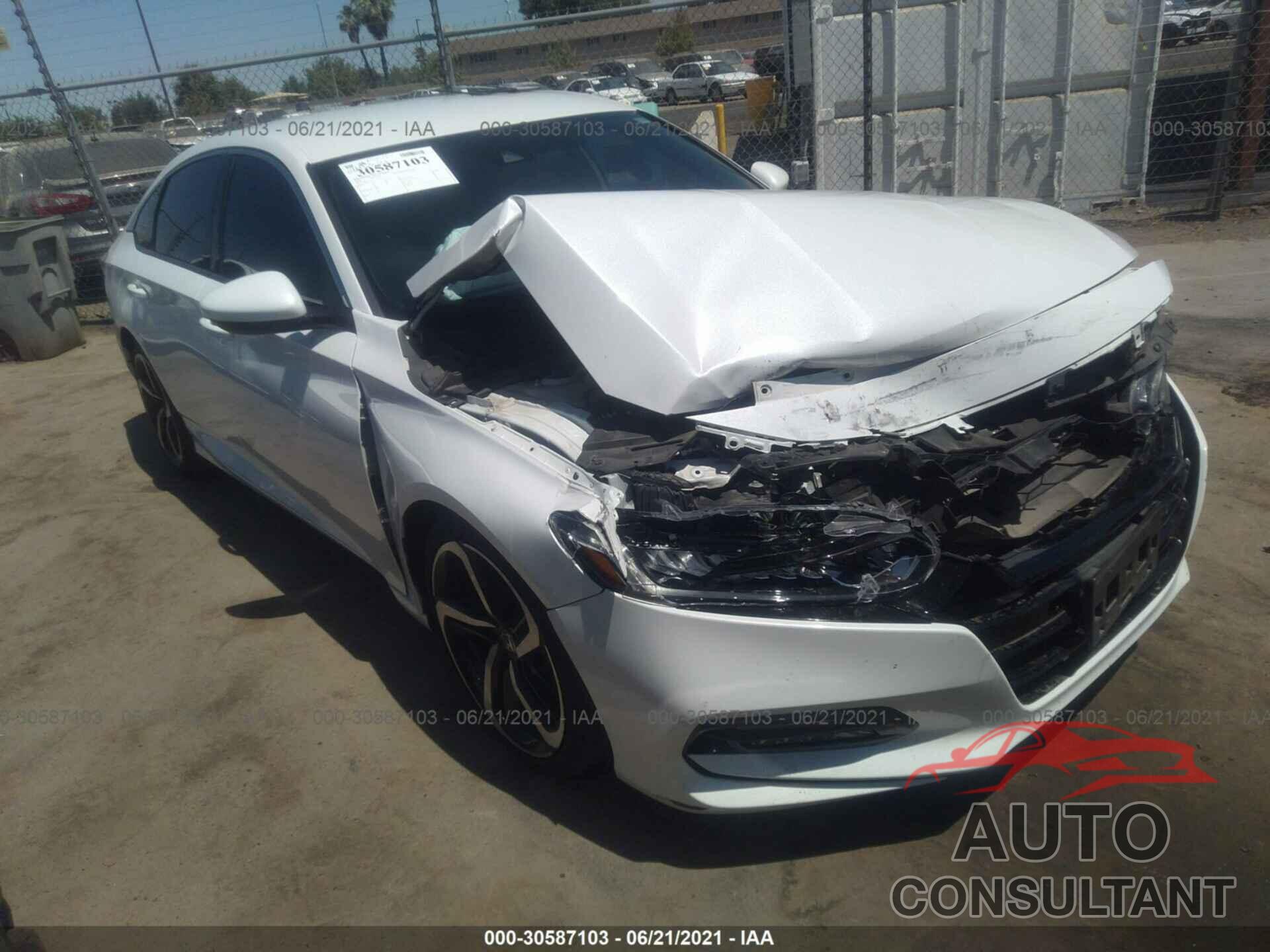 HONDA ACCORD SEDAN 2018 - 1HGCV1F37JA122454