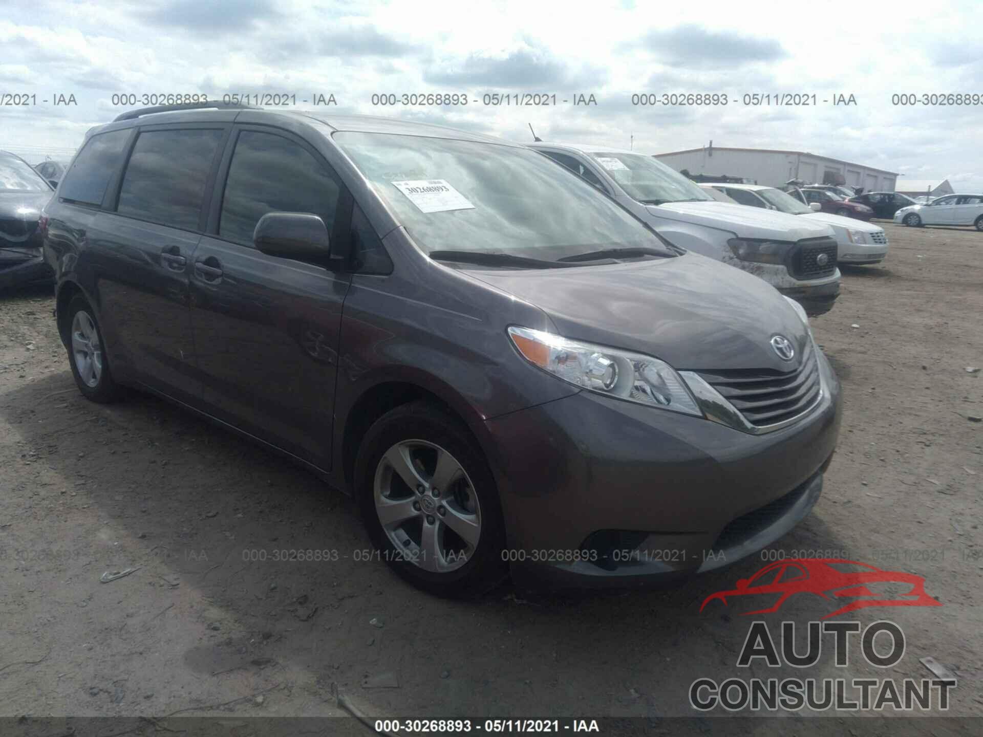 TOYOTA SIENNA 2017 - 5TDKZ3DC3HS893164