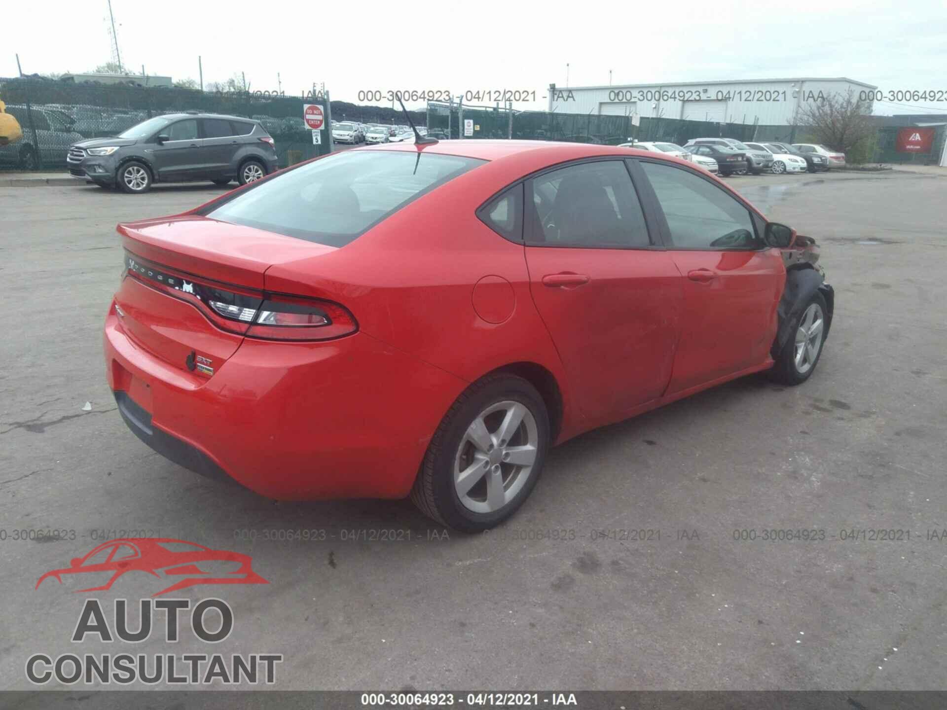 DODGE DART 2016 - 1C3CDFBA4GD717101