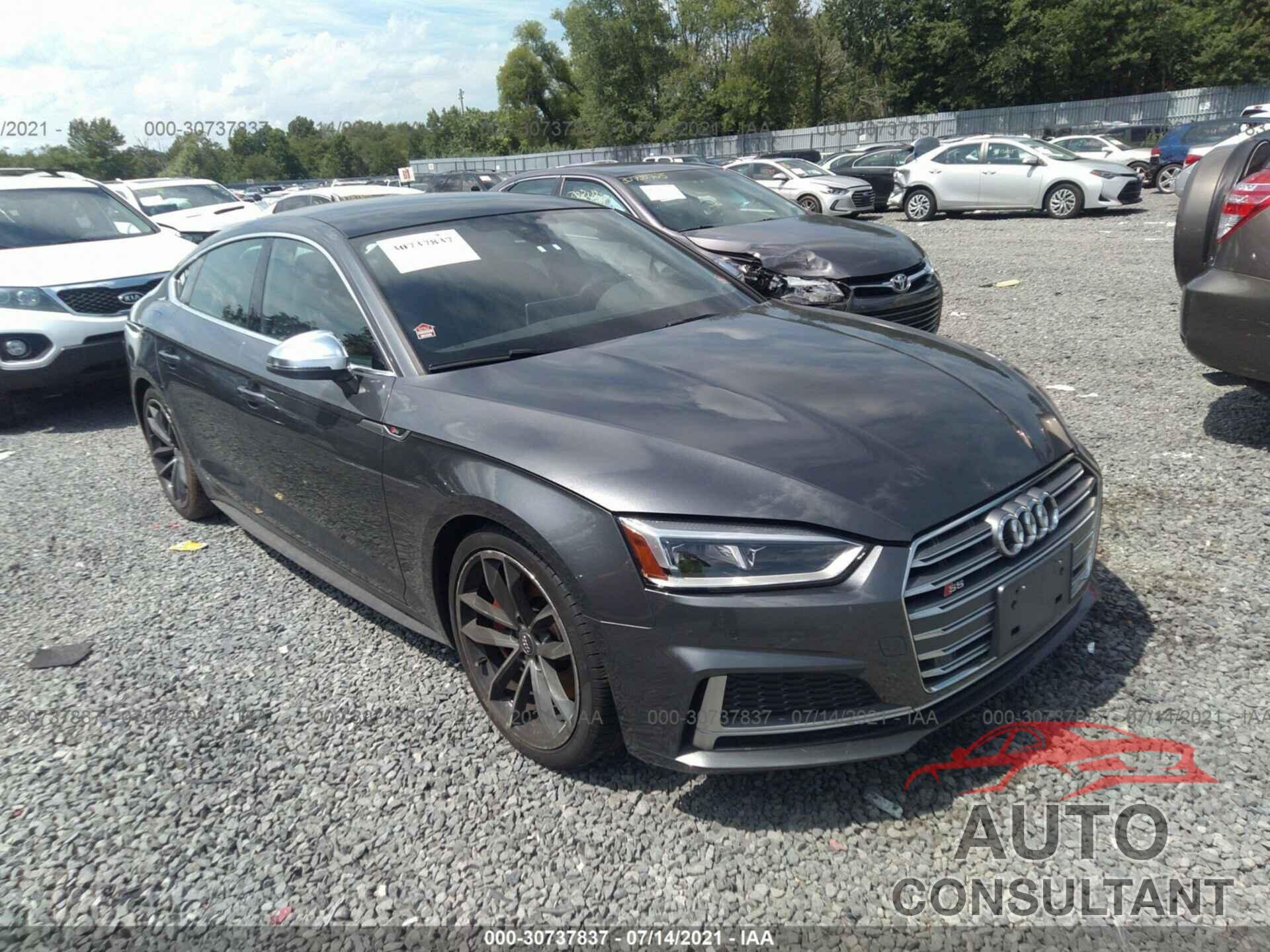 AUDI S5 SPORTBACK 2018 - WAUB4CF59JA070462
