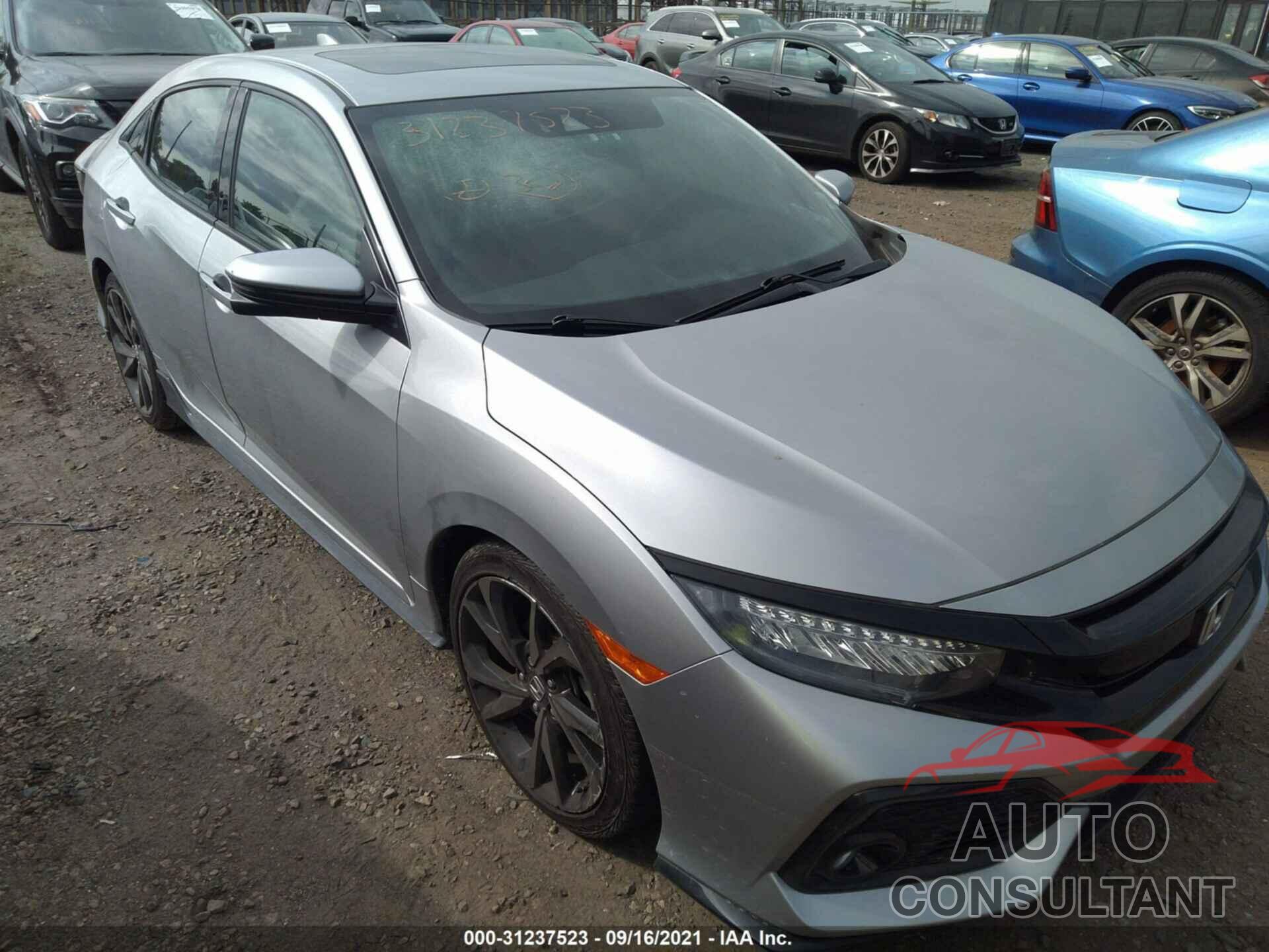 HONDA CIVIC HATCHBACK 2018 - SHHFK7H90JU209739