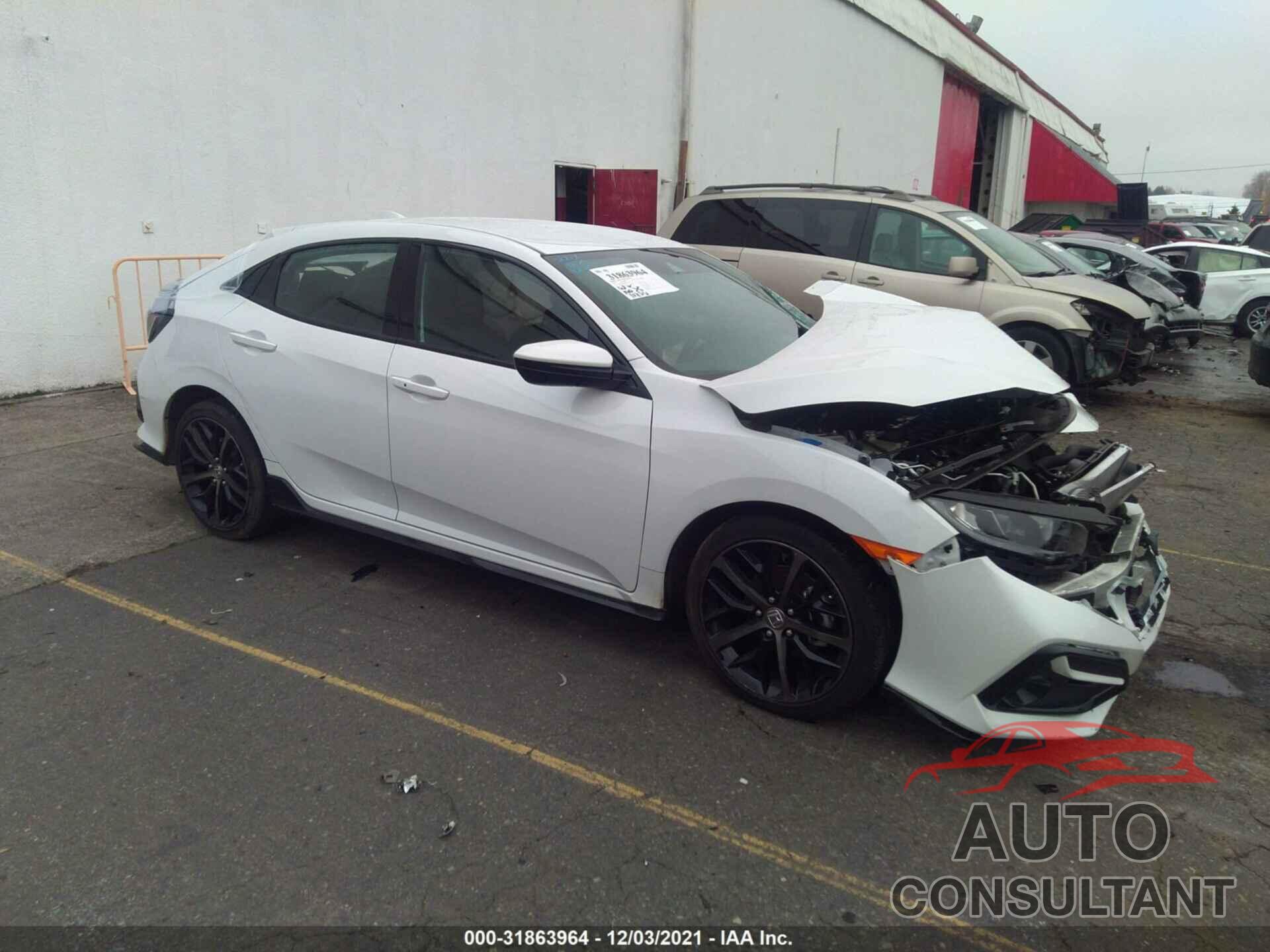 HONDA CIVIC HATCHBACK 2021 - SHHFK7H4XMU419158