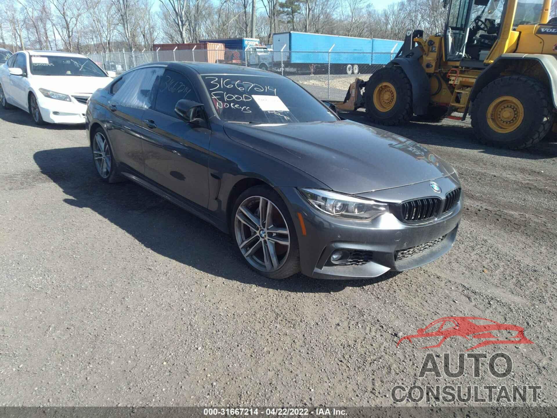 BMW 4 SERIES 2018 - WBA4J7C5XJBH14819