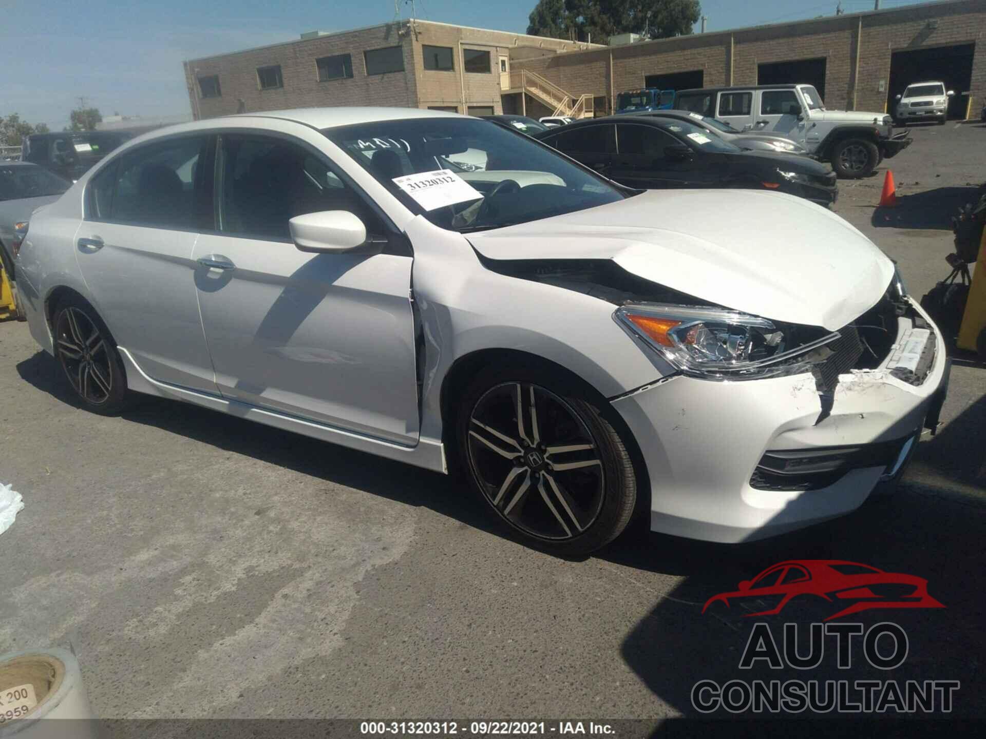 HONDA ACCORD SEDAN 2016 - 1HGCR2F54GA104756