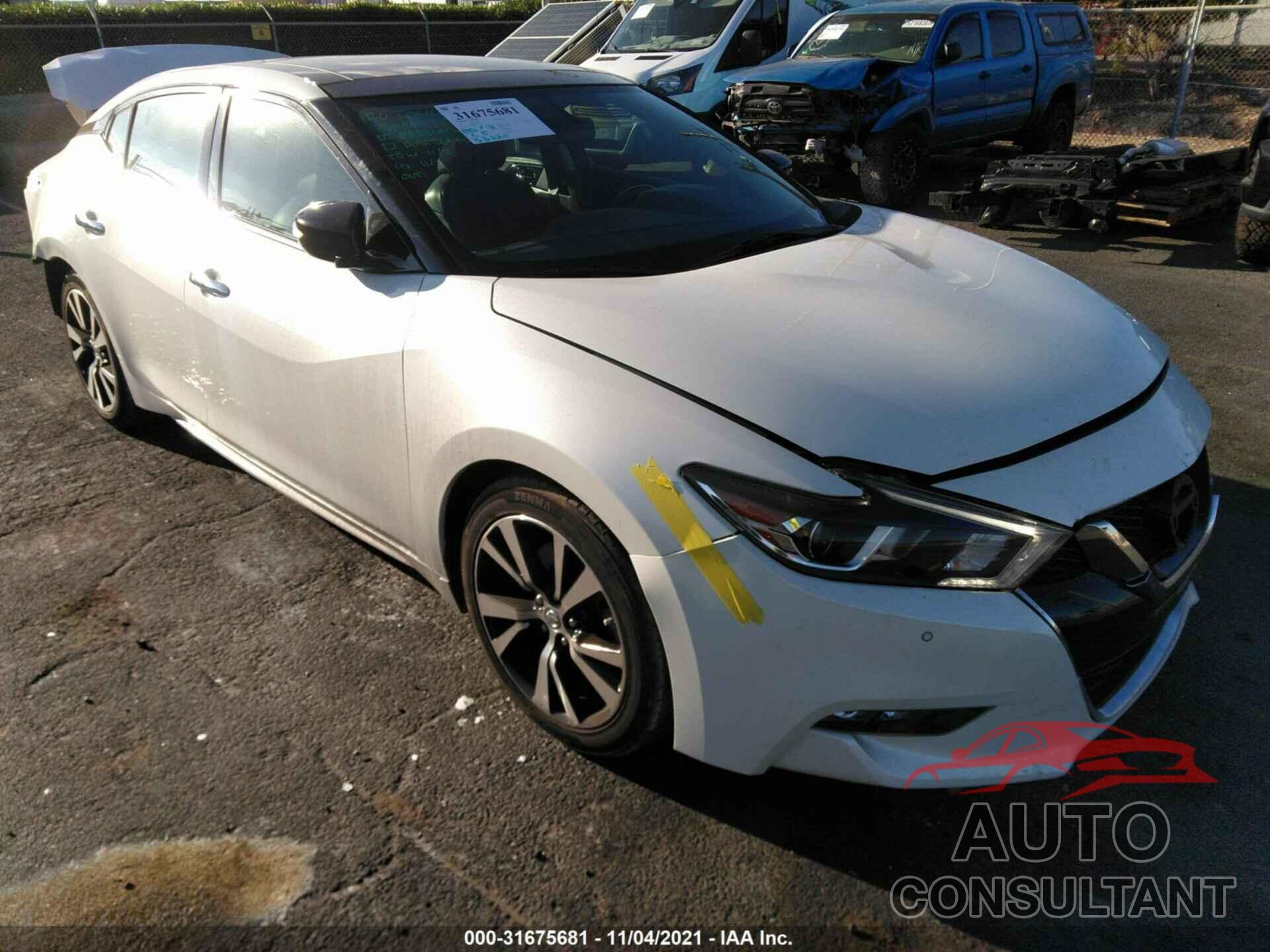 NISSAN MAXIMA 2018 - 1N4AA6AP7JC372165