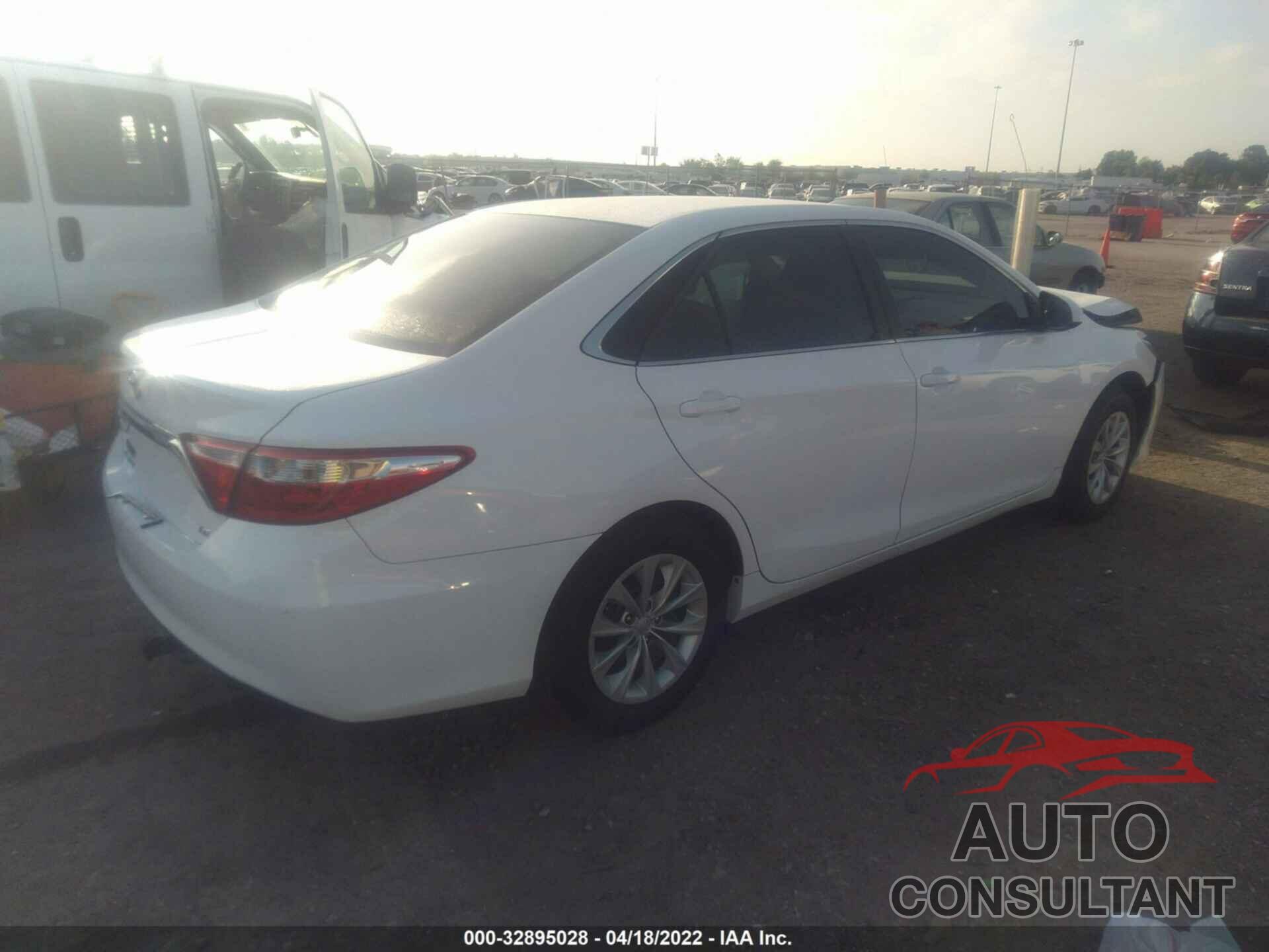 TOYOTA CAMRY 2016 - 4T4BF1FK4GR523127