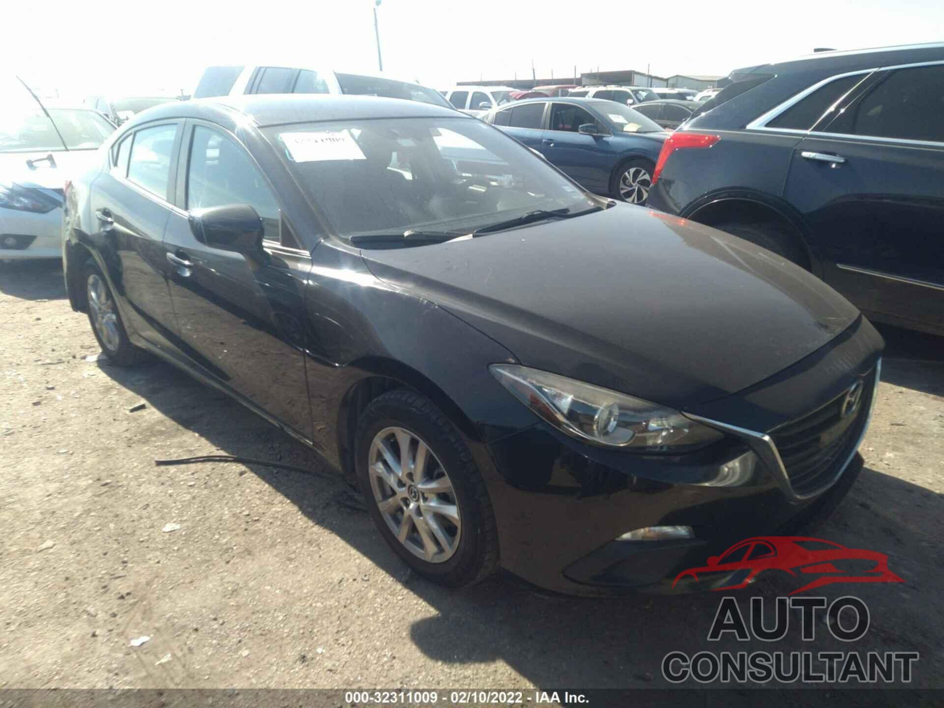 MAZDA MAZDA3 2016 - JM1BM1U76G1307283