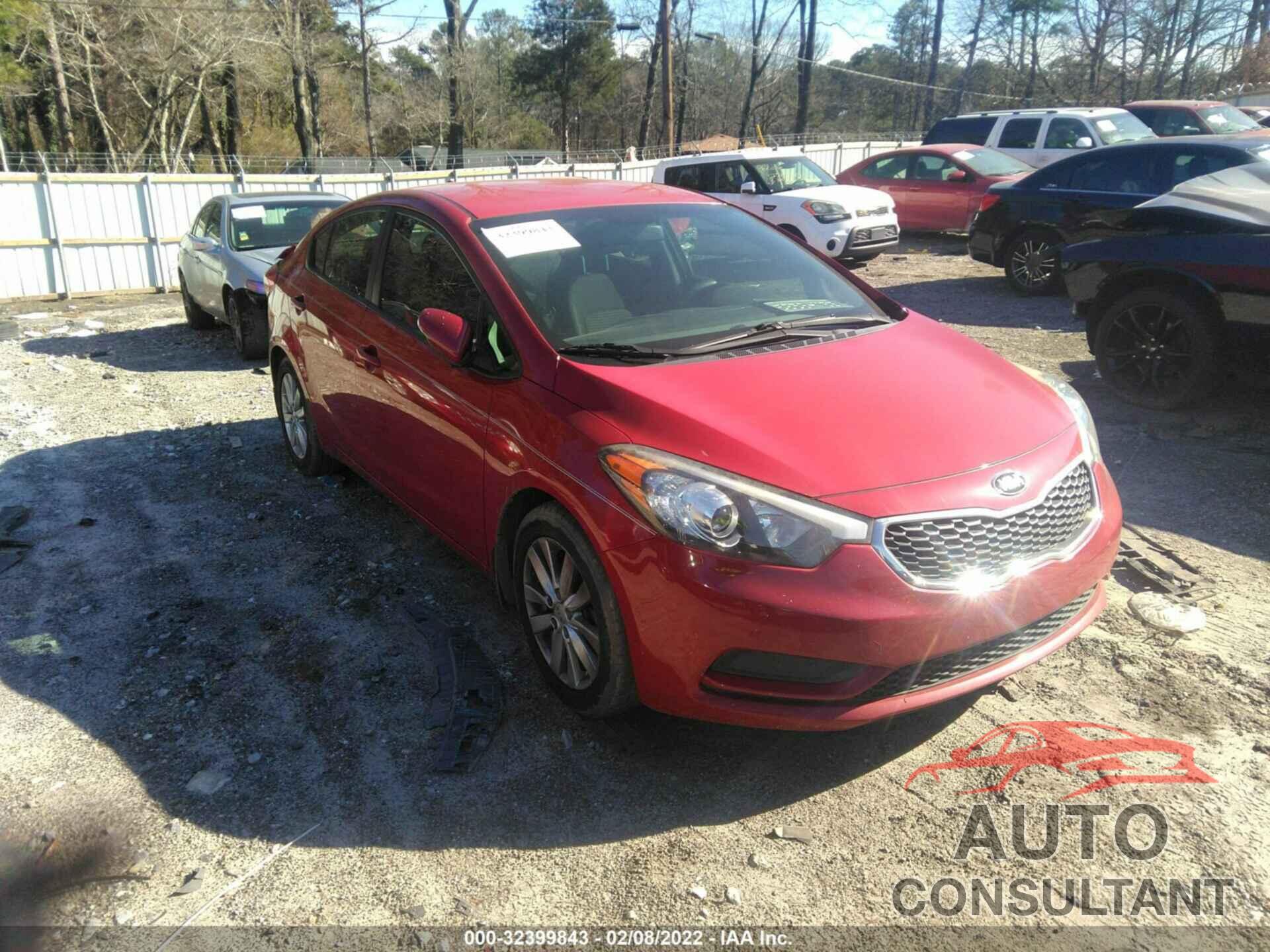 KIA FORTE 2016 - KNAFX4A65G5572367