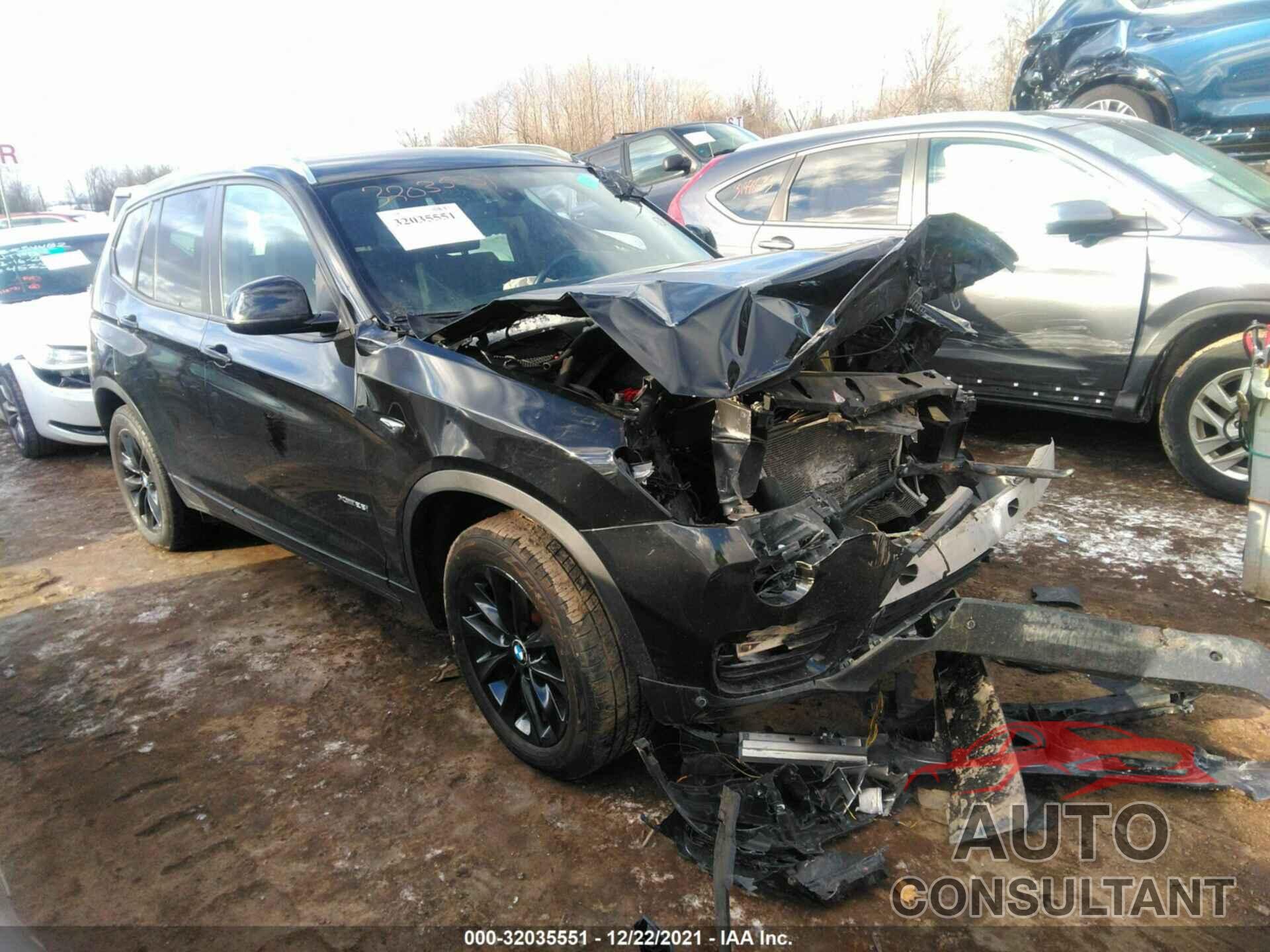 BMW X3 2016 - 5UXWX9C53G0D66516