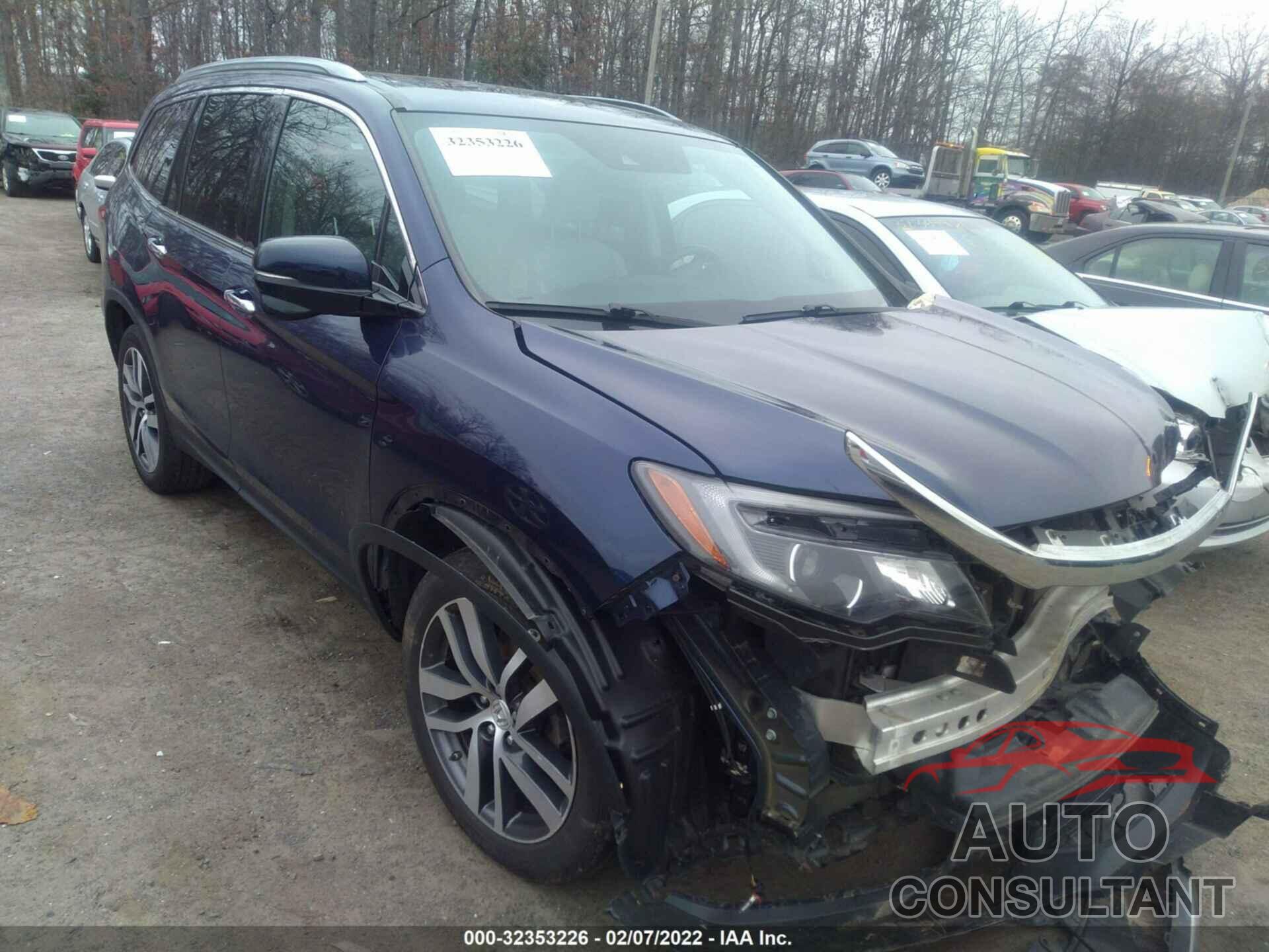 HONDA PILOT 2016 - 5FNYF6H92GB051356