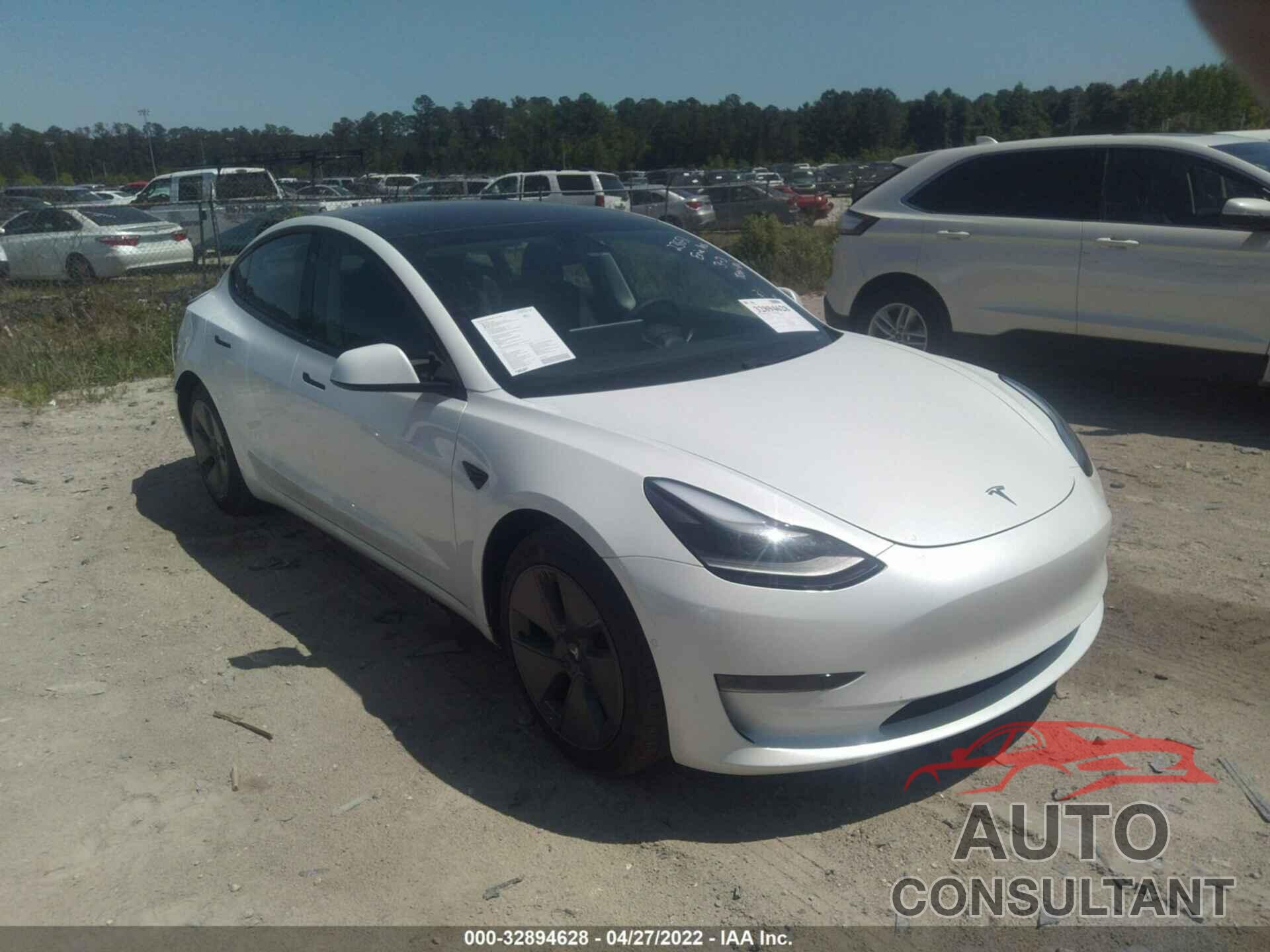 TESLA MODEL 3 2021 - 5YJ3E1EA1MF027348