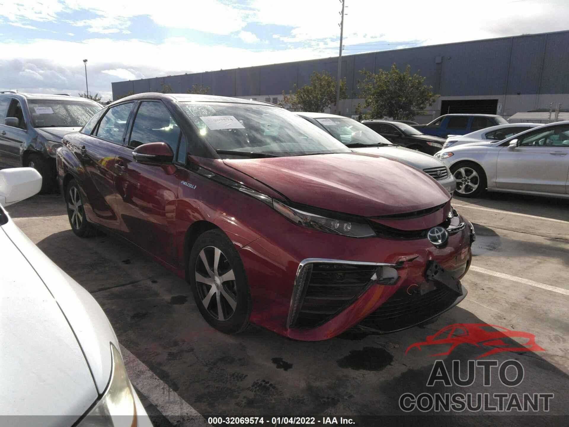 TOYOTA MIRAI 2017 - JTDBVRBD8HA002826