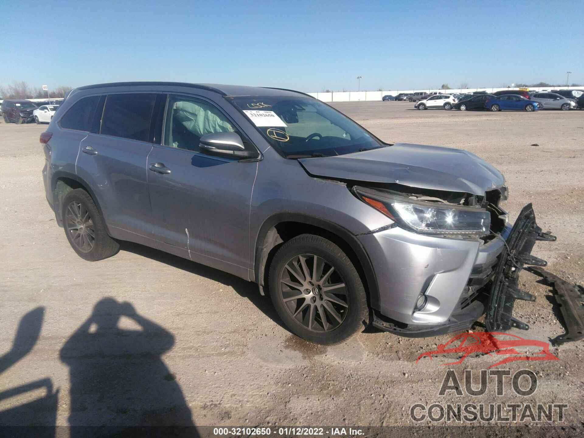 TOYOTA HIGHLANDER 2017 - 5TDJZRFH3HS399720