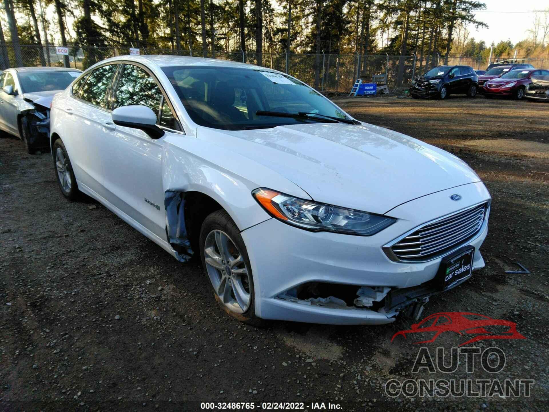 FORD FUSION HYBRID 2018 - 3FA6P0LU6JR281510