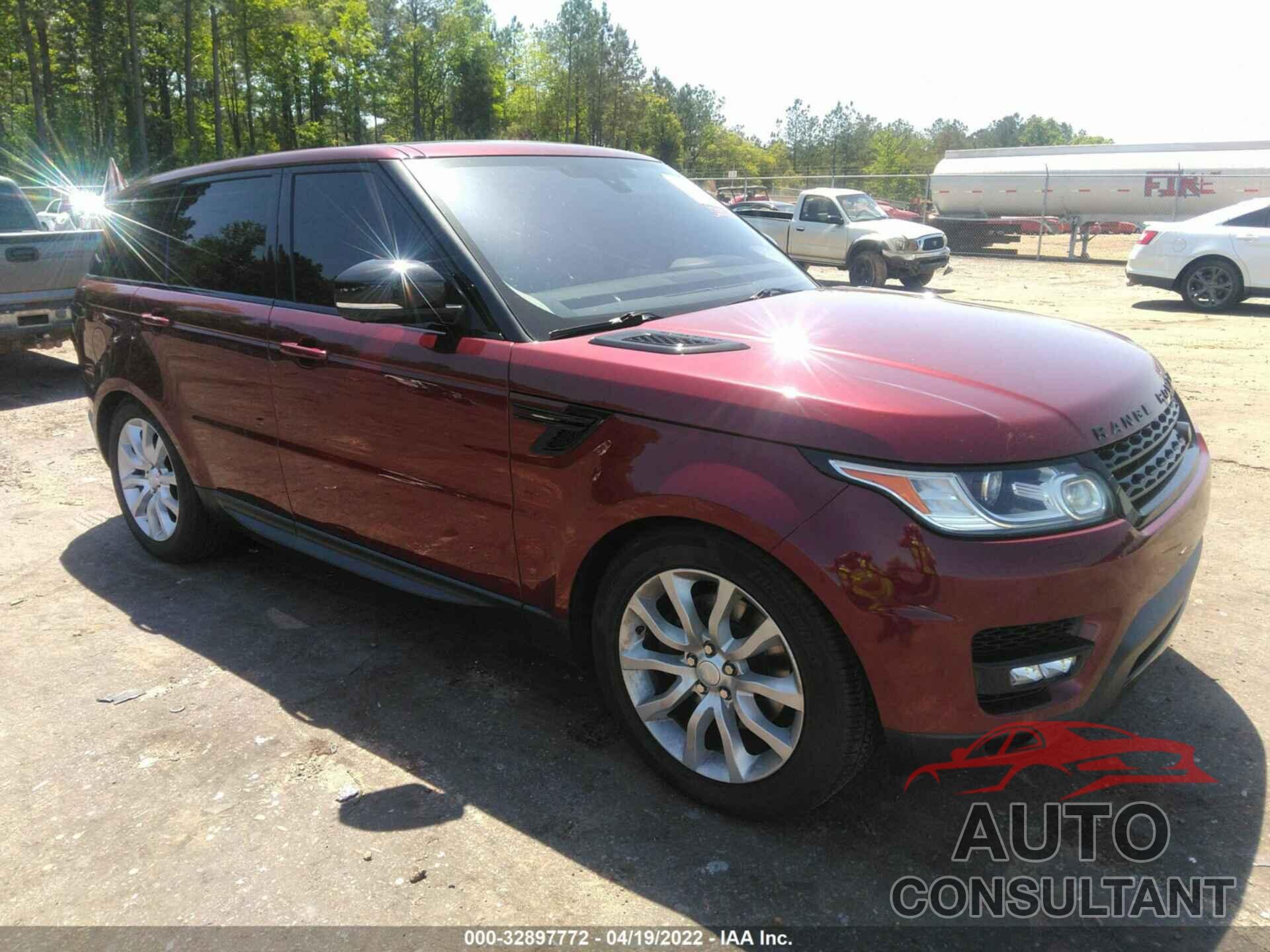 LAND ROVER RANGE ROVER SPORT 2016 - SALWR2VF5GA554382