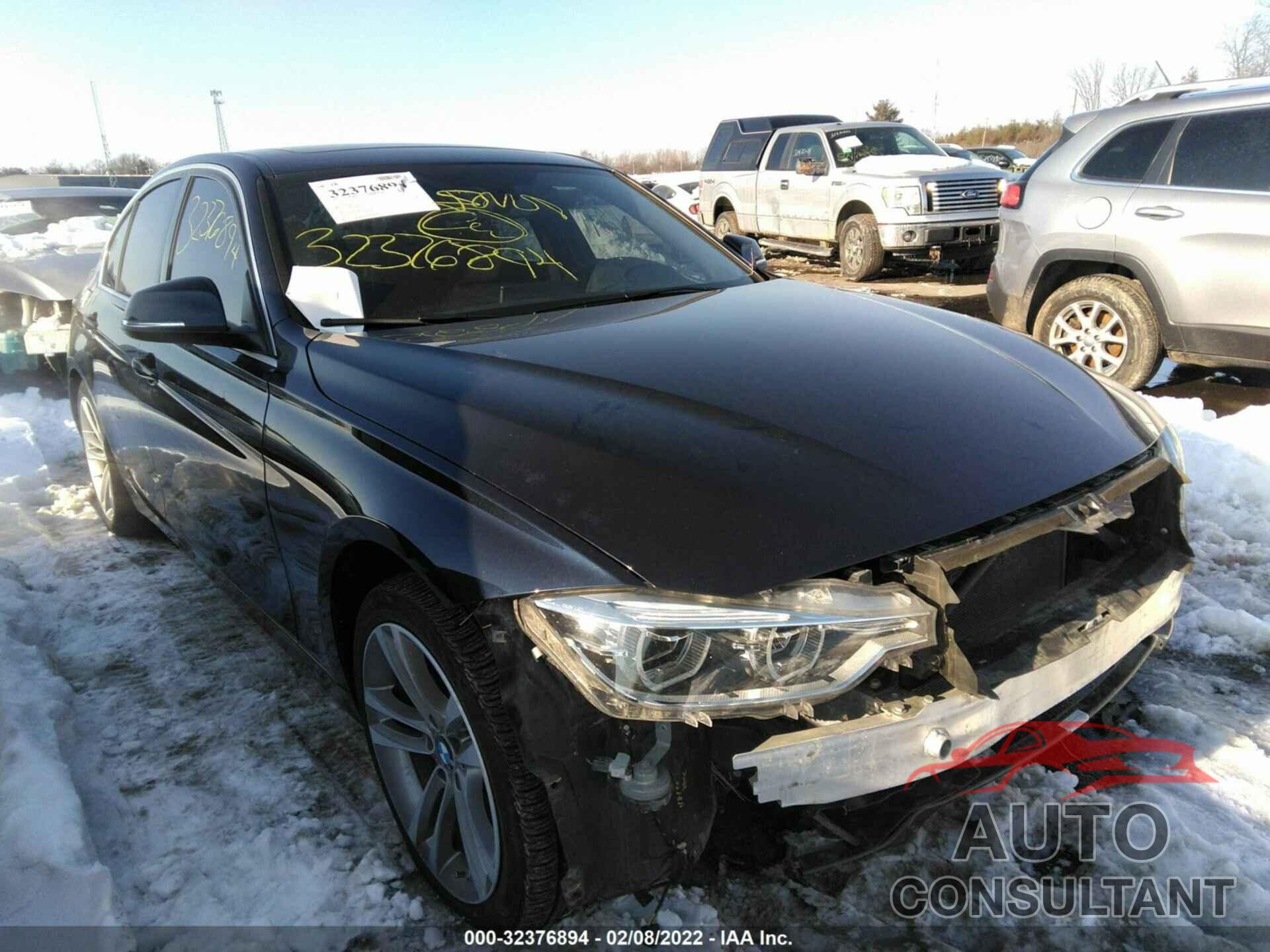 BMW 3 SERIES 2017 - WBA8D9G5XHNT91294