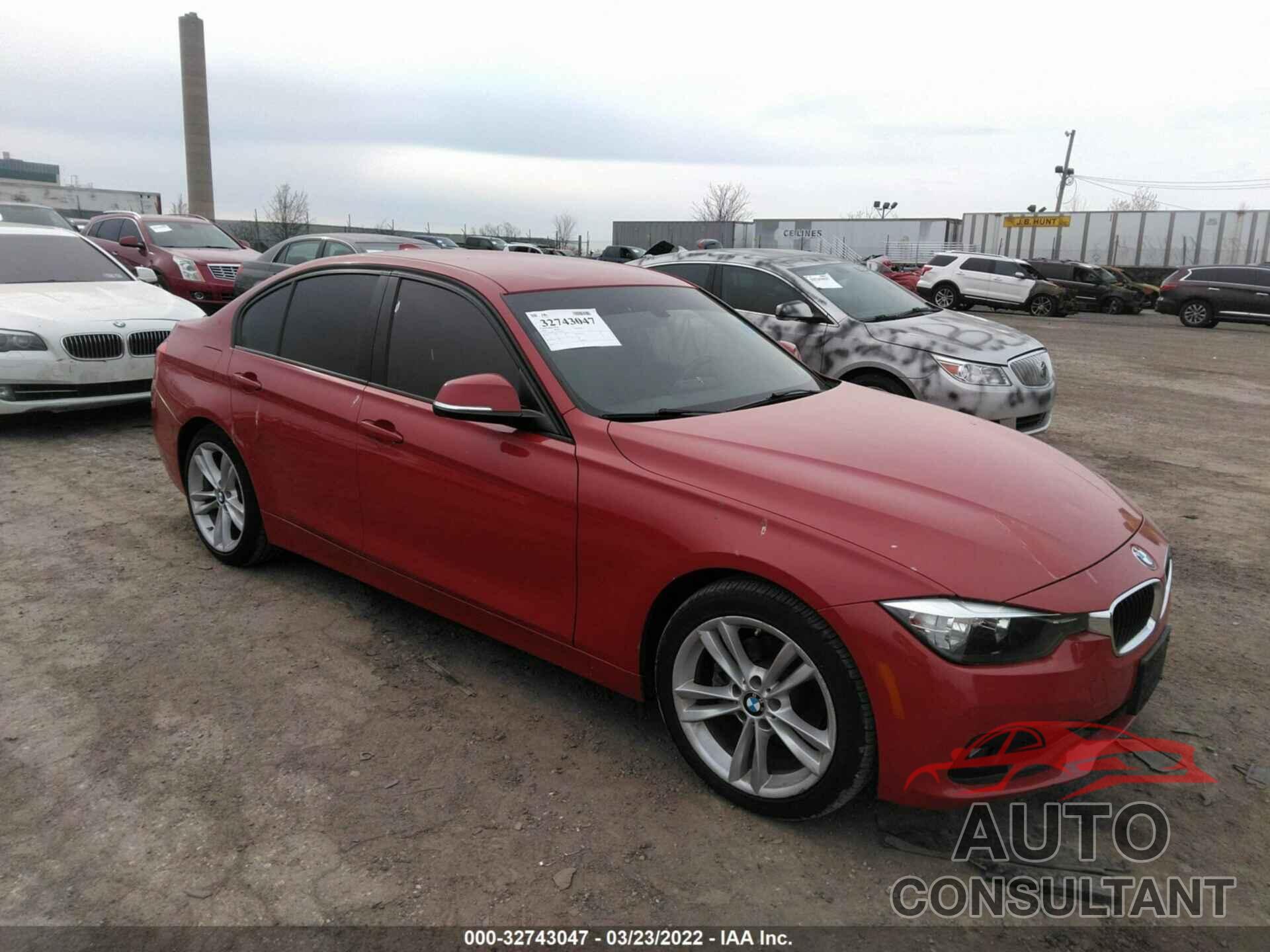 BMW 3 SERIES 2016 - WBA8E1G53GNT37638