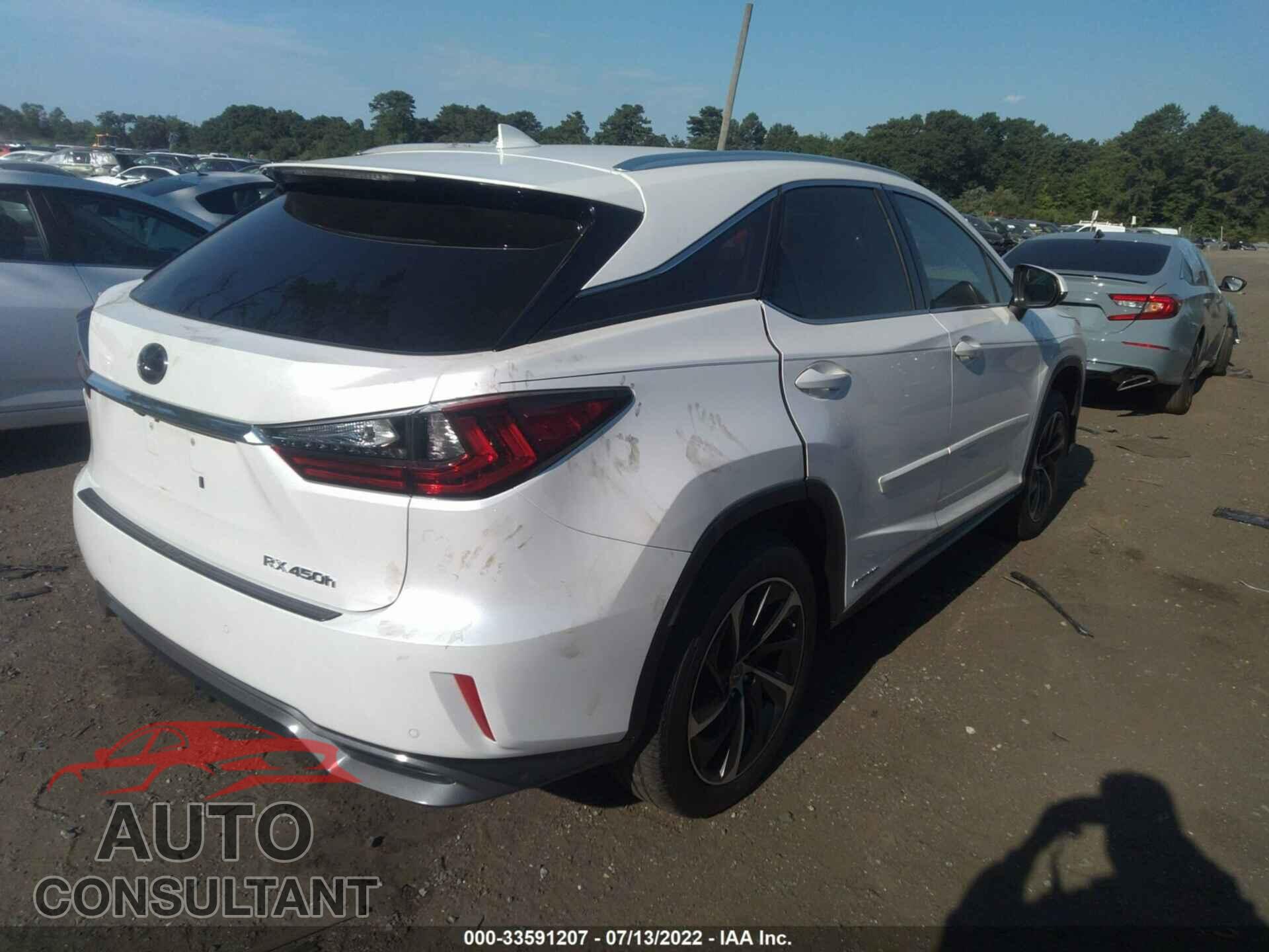 LEXUS RX 2017 - 2T2BGMCA4HC011774