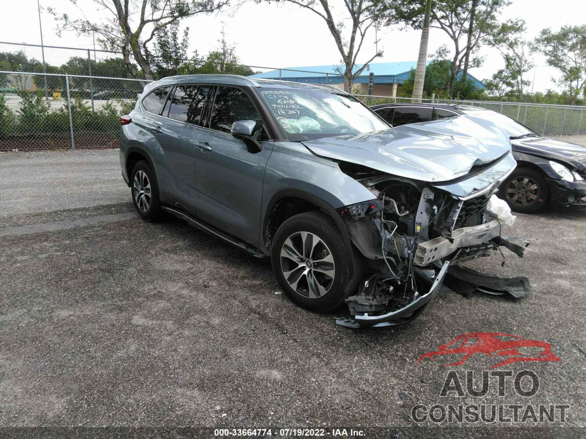 TOYOTA HIGHLANDER 2020 - 5TDHZRAH2LS017773