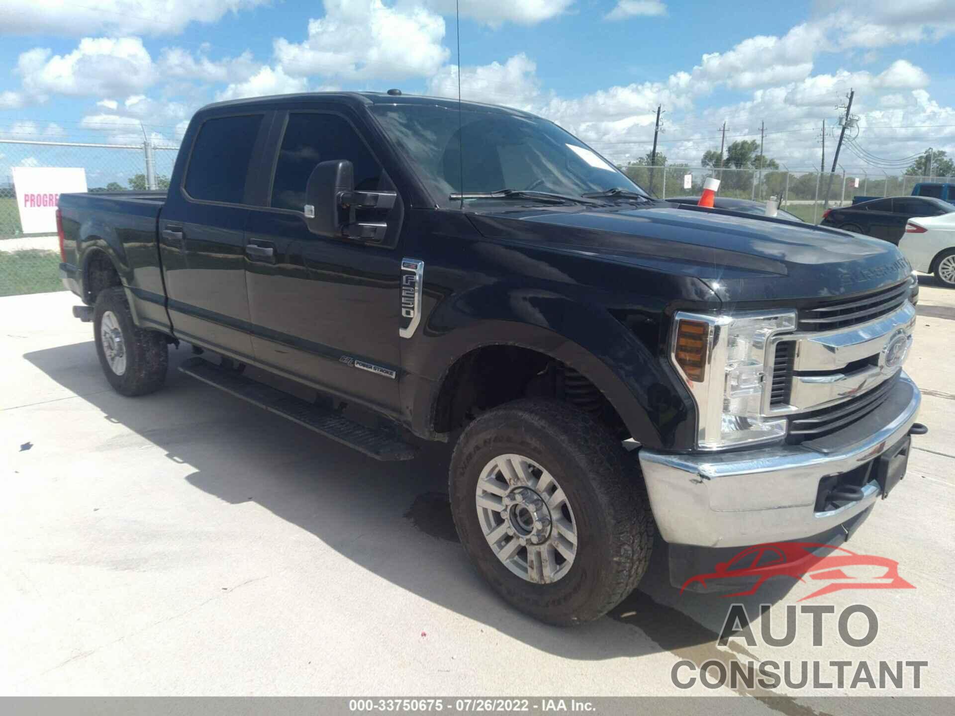 FORD SUPER DUTY F-250 SRW 2019 - 1FT7W2BT7KEC54522