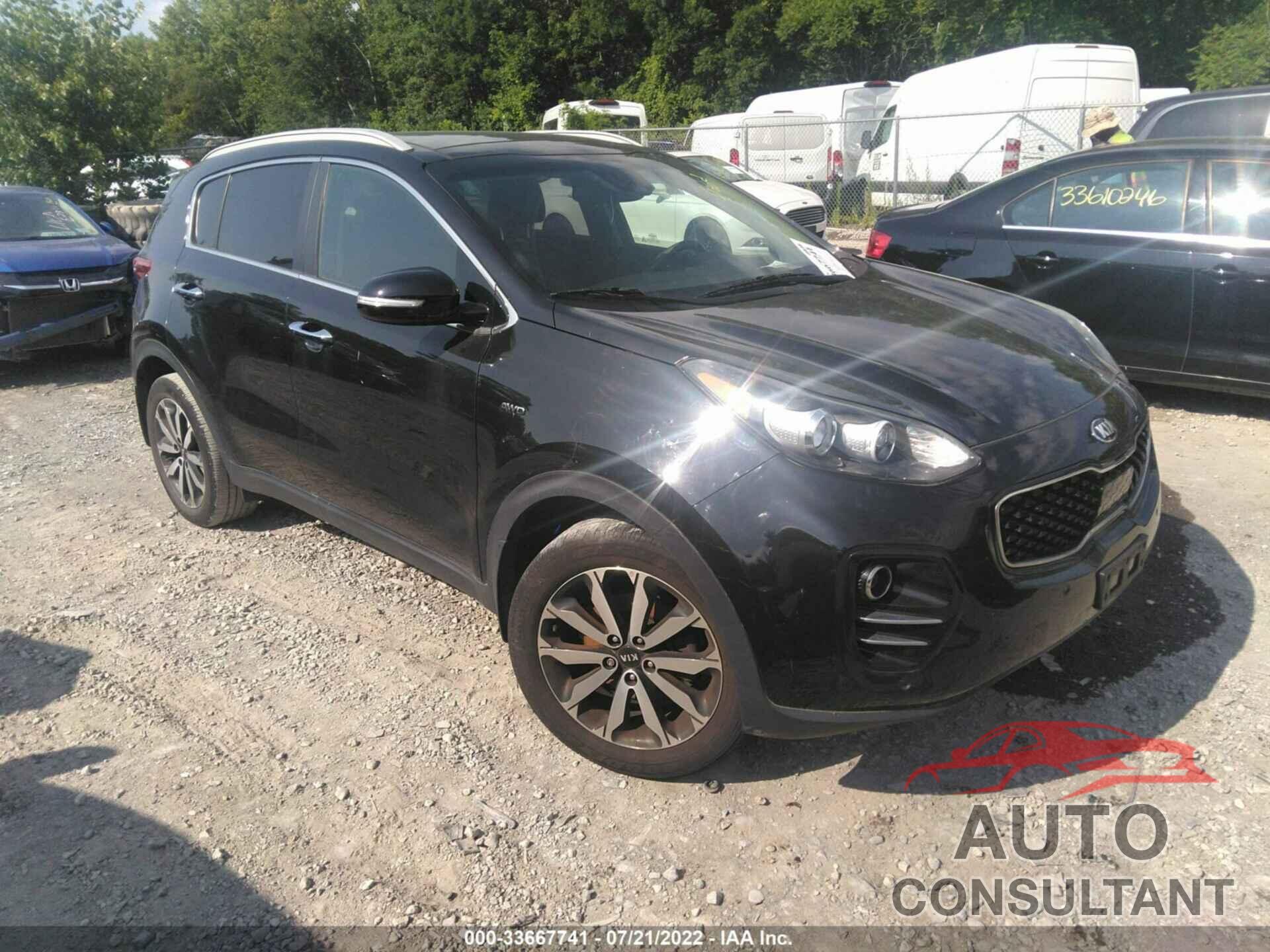 KIA SPORTAGE 2017 - KNDPNCAC6H7106904