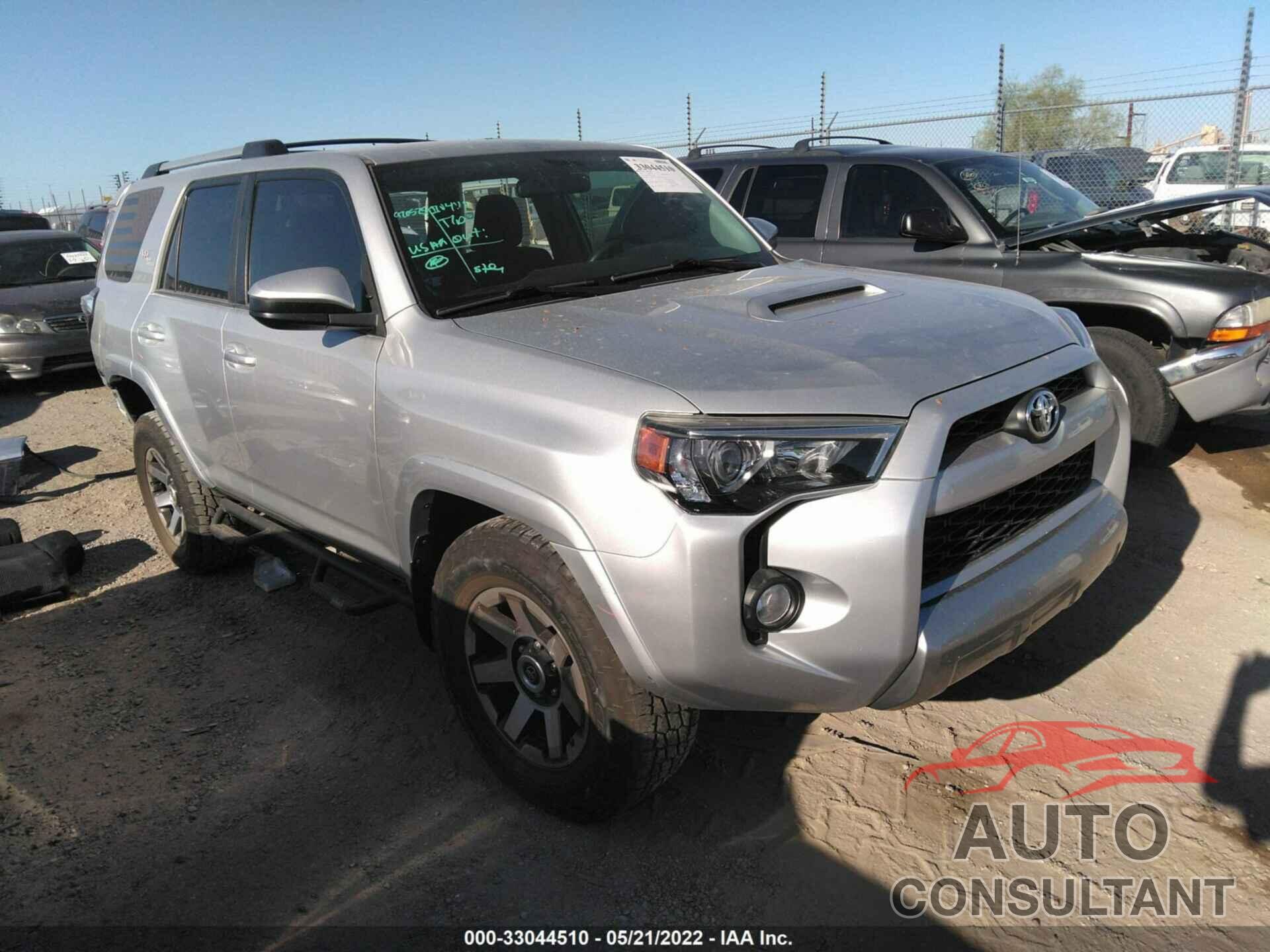 TOYOTA 4RUNNER 2017 - JTEBU5JR8H5420512