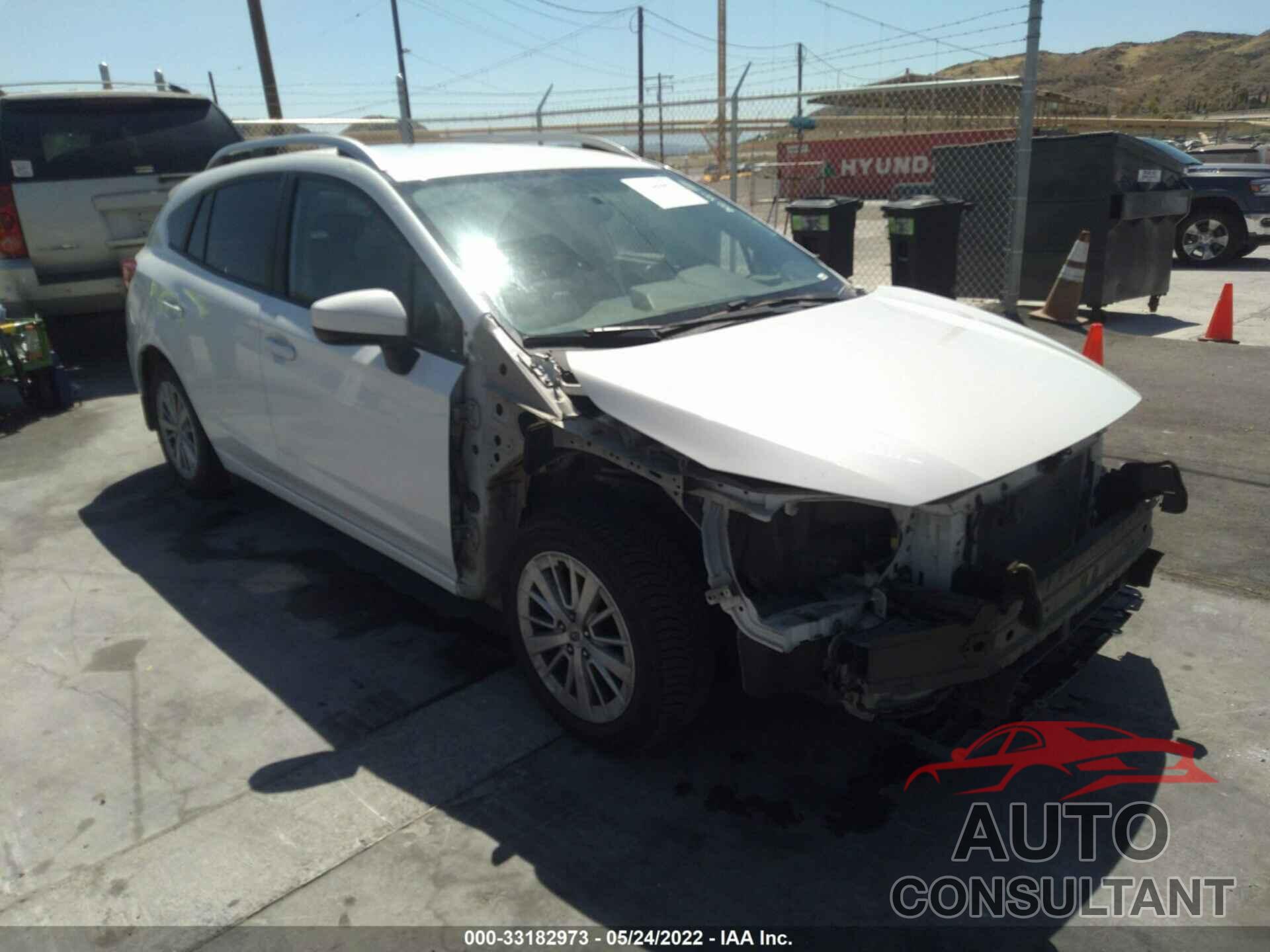 SUBARU IMPREZA 2018 - 4S3GTAB64J3727865